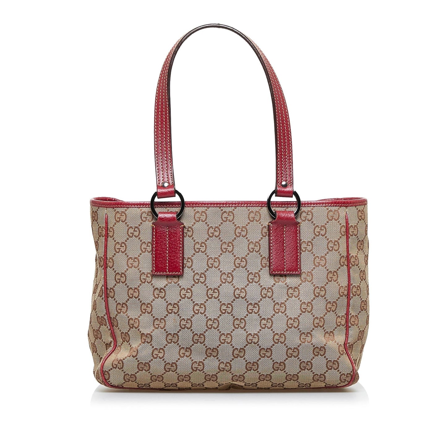 Gucci GG SHG-3HRiME Canvas Brown Satchel Bag