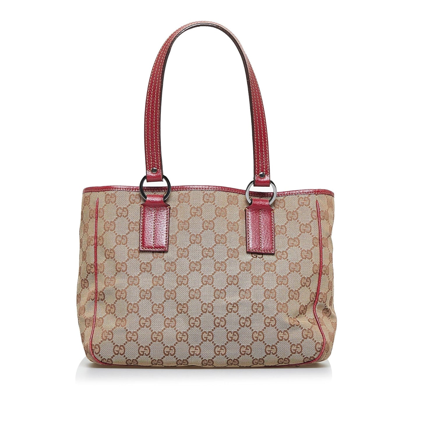 Gucci GG SHG-3HRiME Canvas Brown Satchel Bag