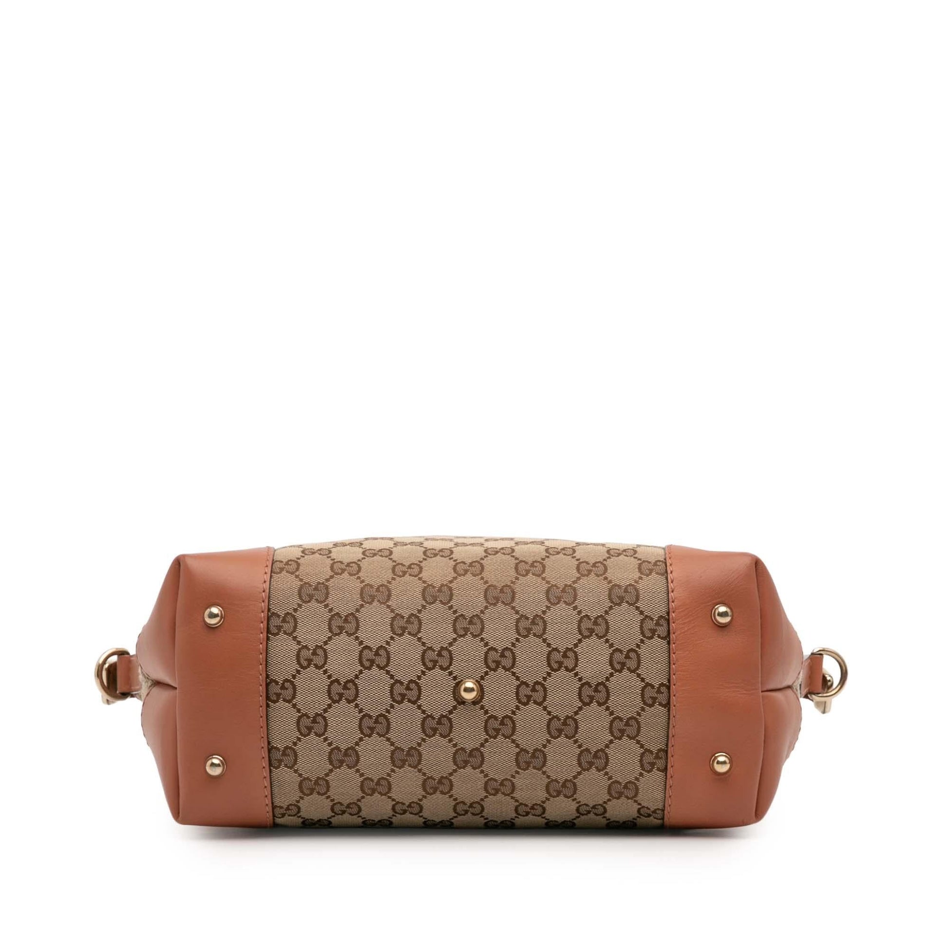 Gucci GG Heart Bit Canvas Travel Bag