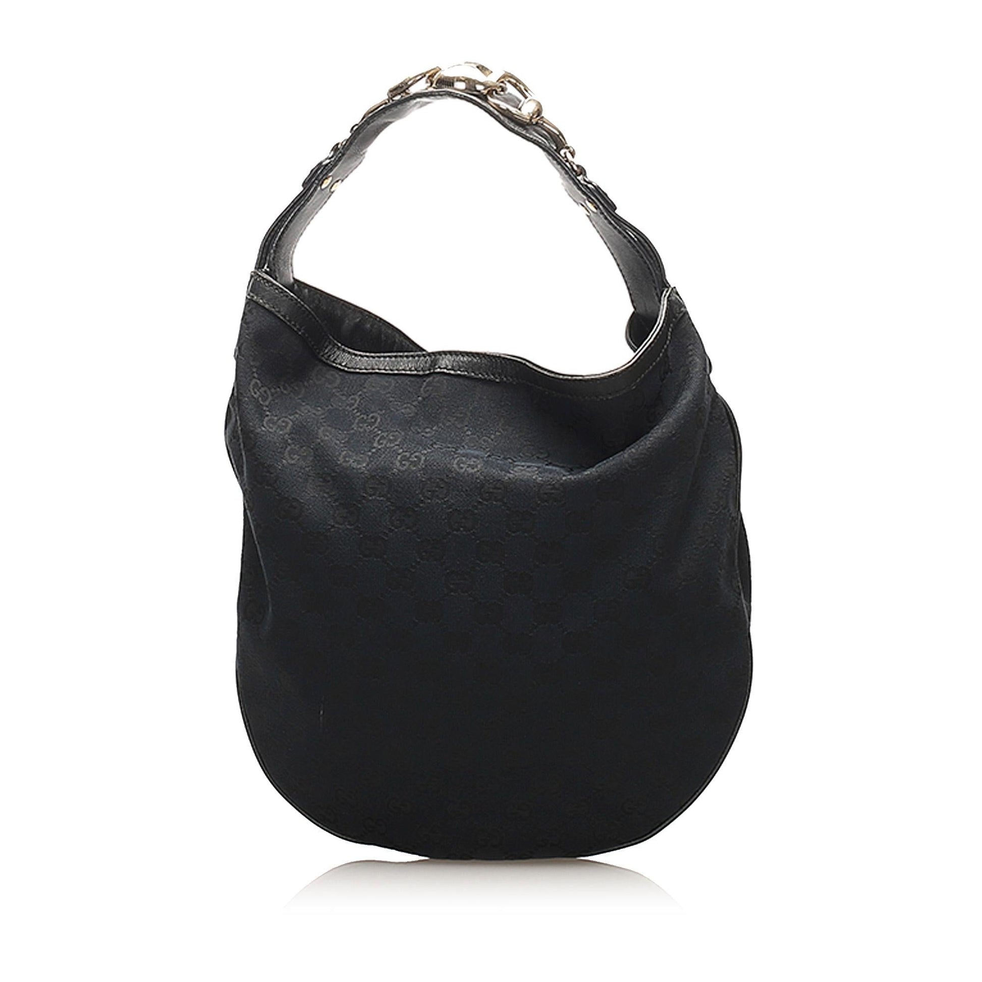 Gucci GG SHG Canvas Black Shoulder Bag 10