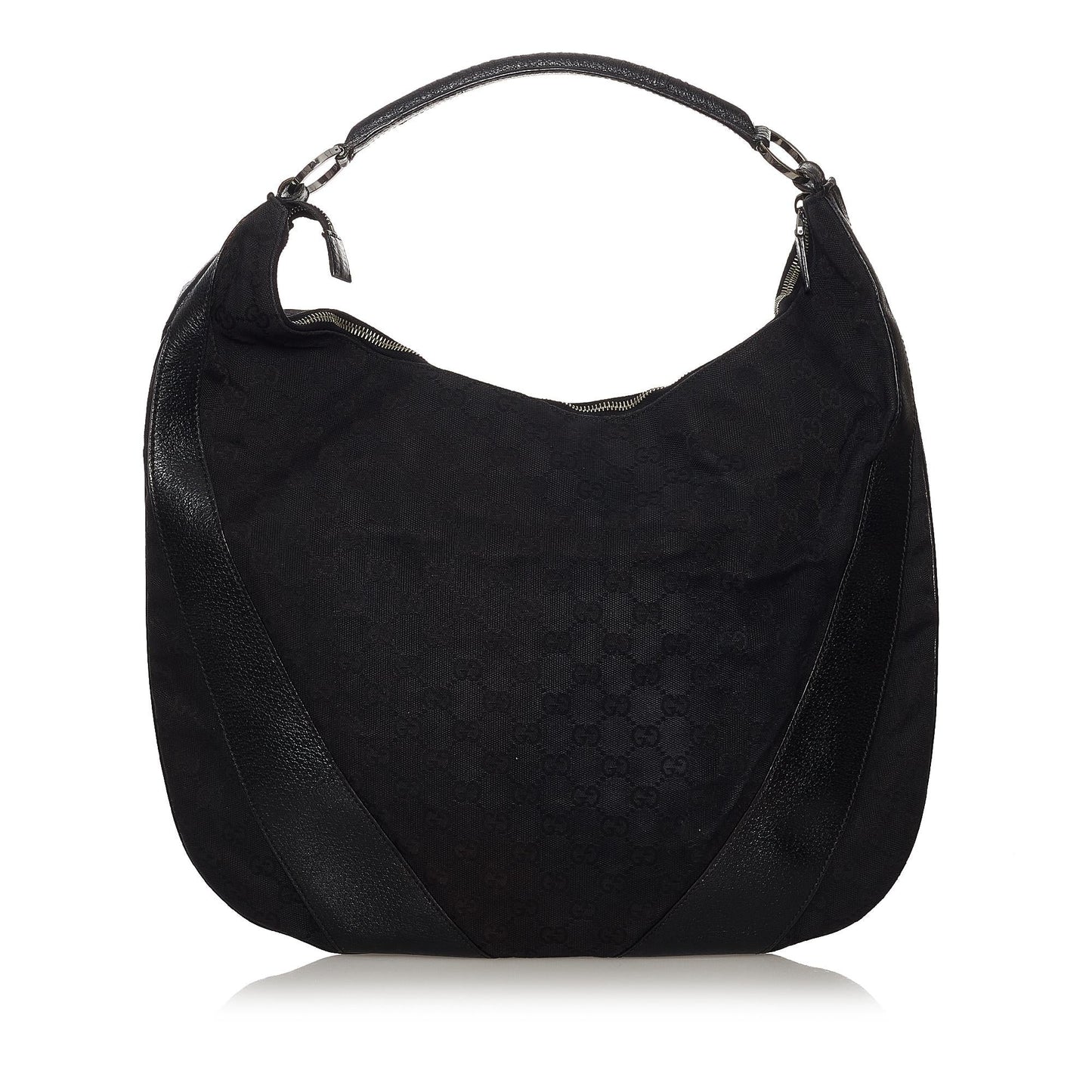 Gucci GG SHG Canvas Calf Black Shoulder Bag