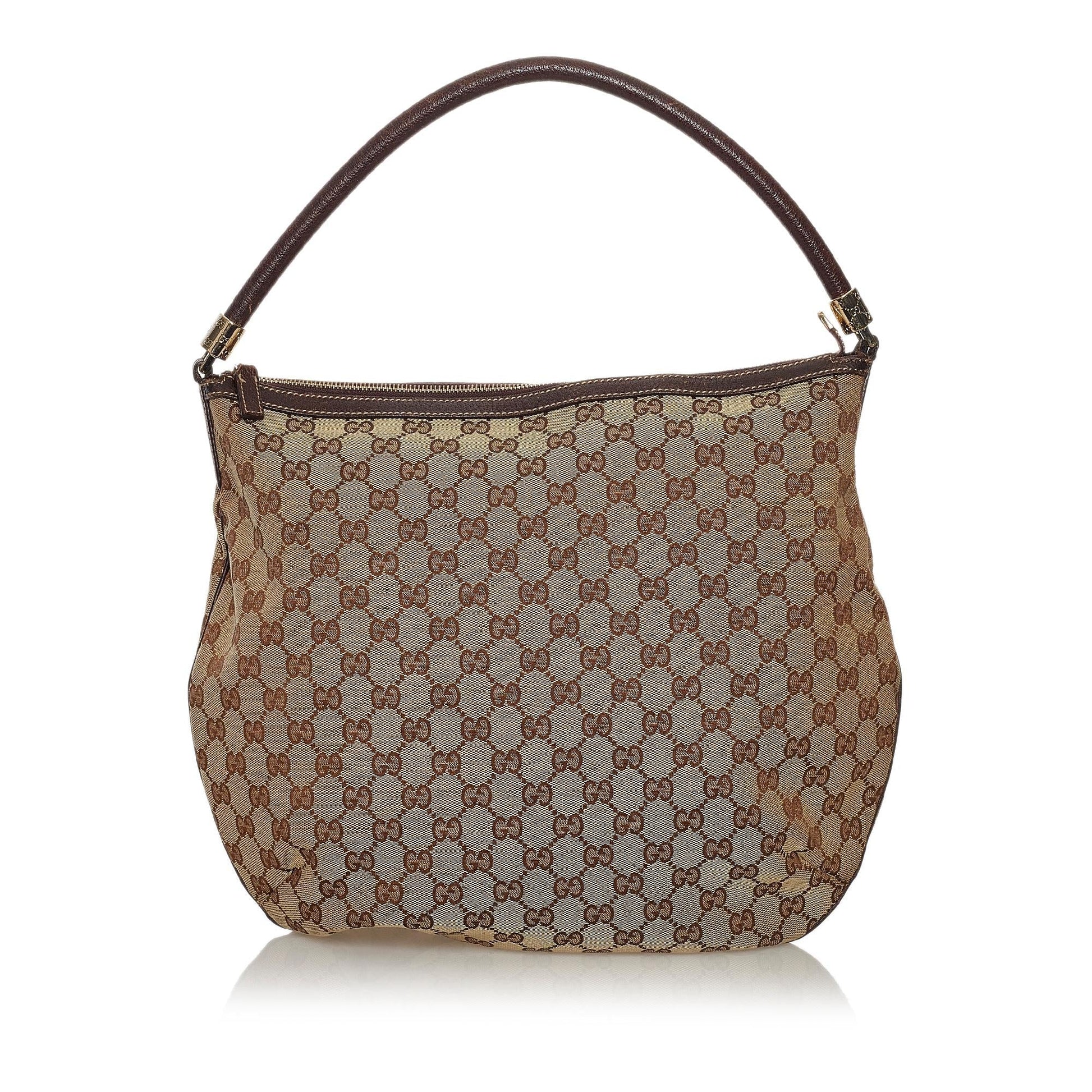 Gucci GG SHG Canvas Brown Shoulder Bag 4