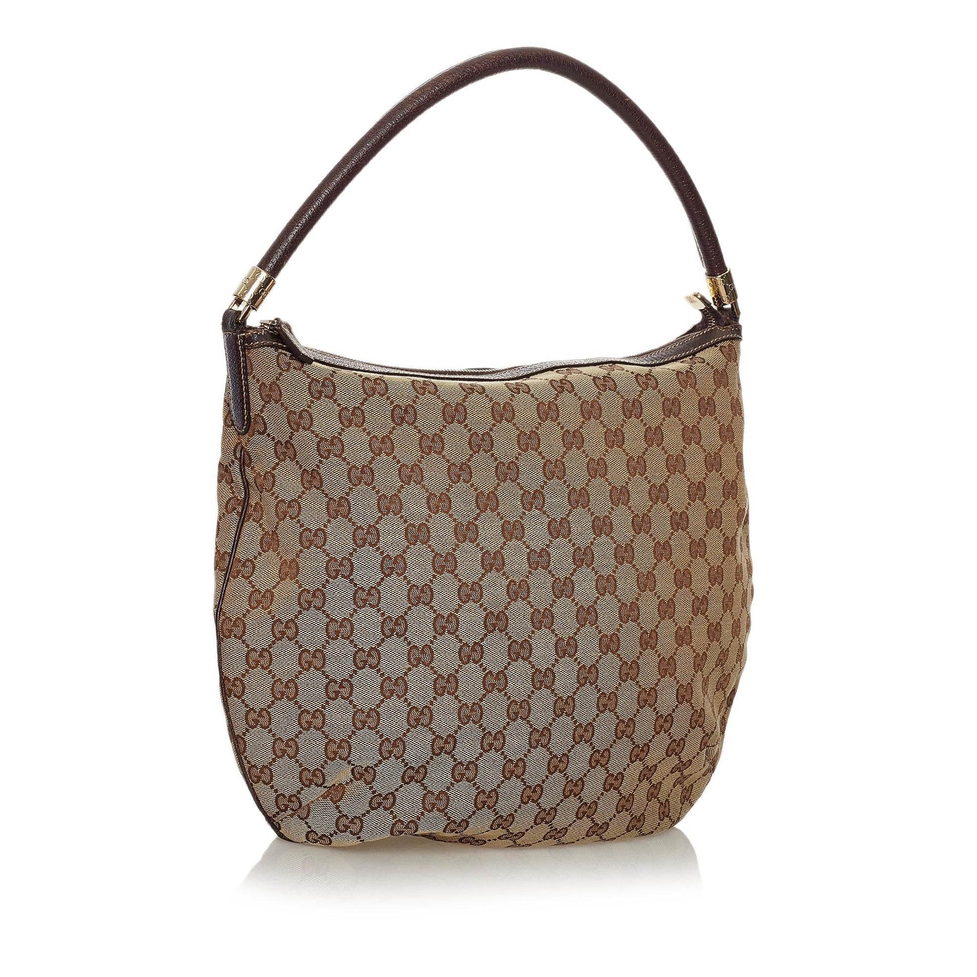 Gucci GG SHG Canvas Brown Shoulder Bag 4