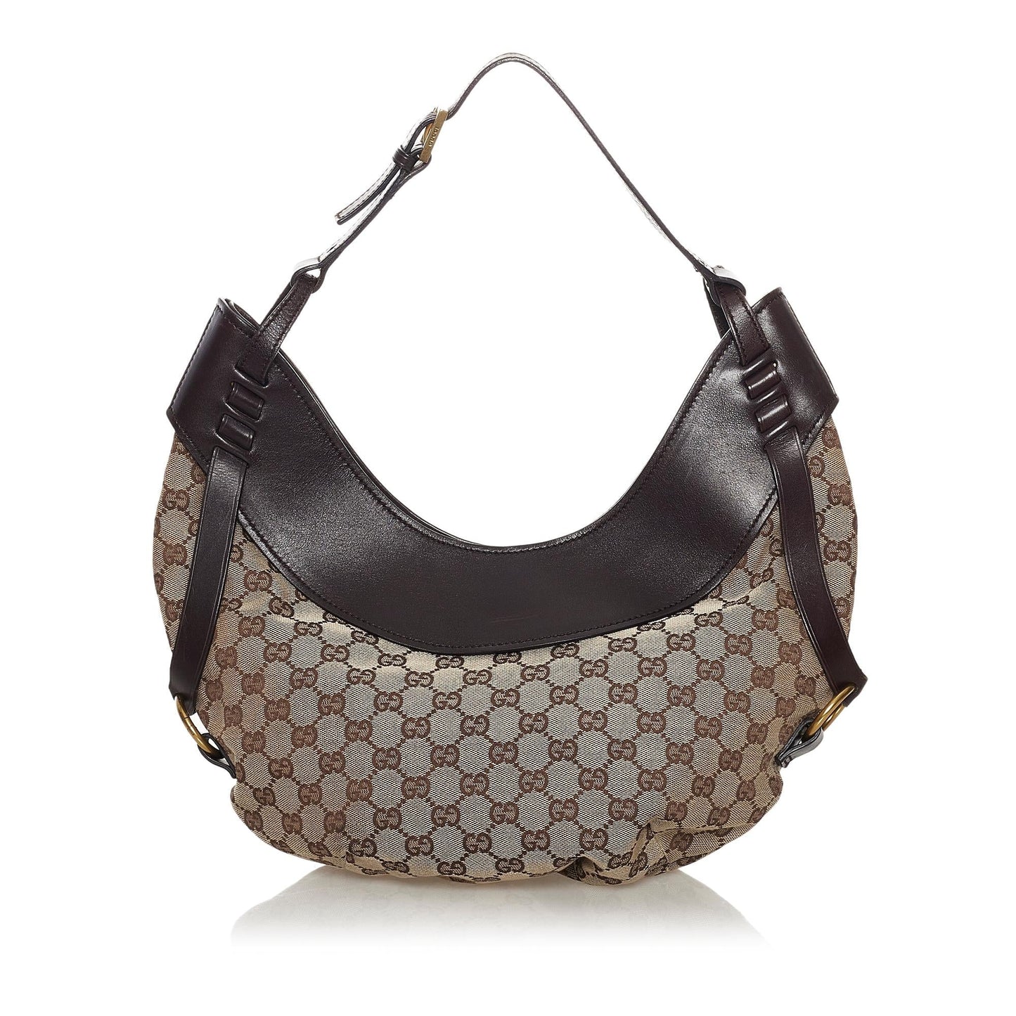Gucci GG SHG Canvas Brown Shoulder Bag 5