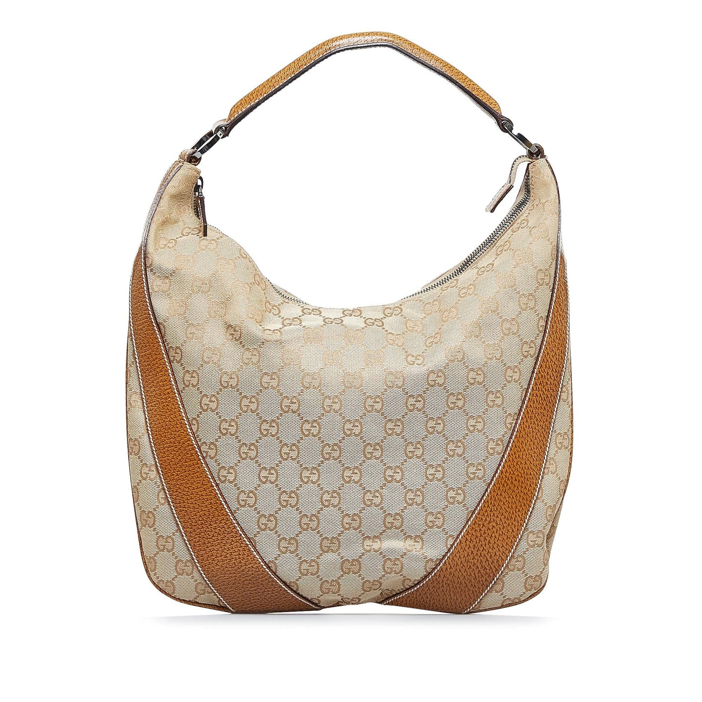 Gucci GG SHG-GaEe4f Canvas Brown Shoulder Bag