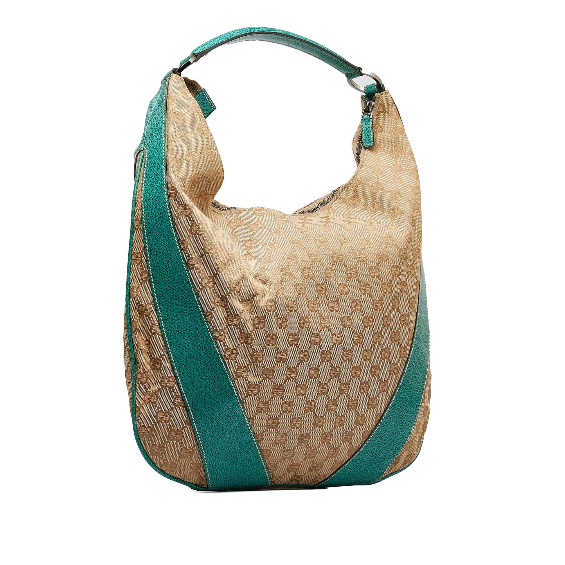 Gucci GG SHG-aQeAKr Canvas Calf Brown Shoulder Bag