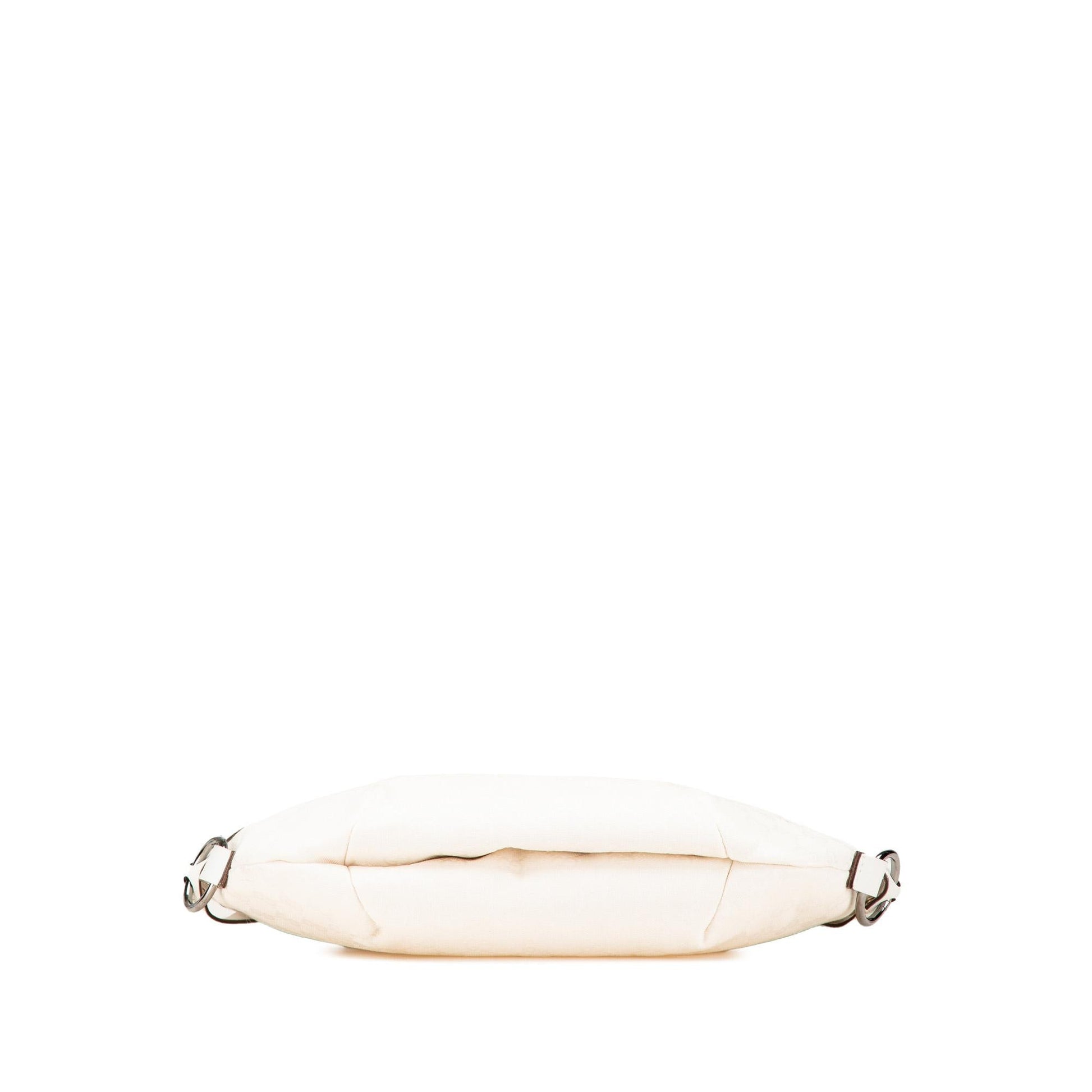 Gucci GG Canvas White Shoulder Bag Canvas Hobo
