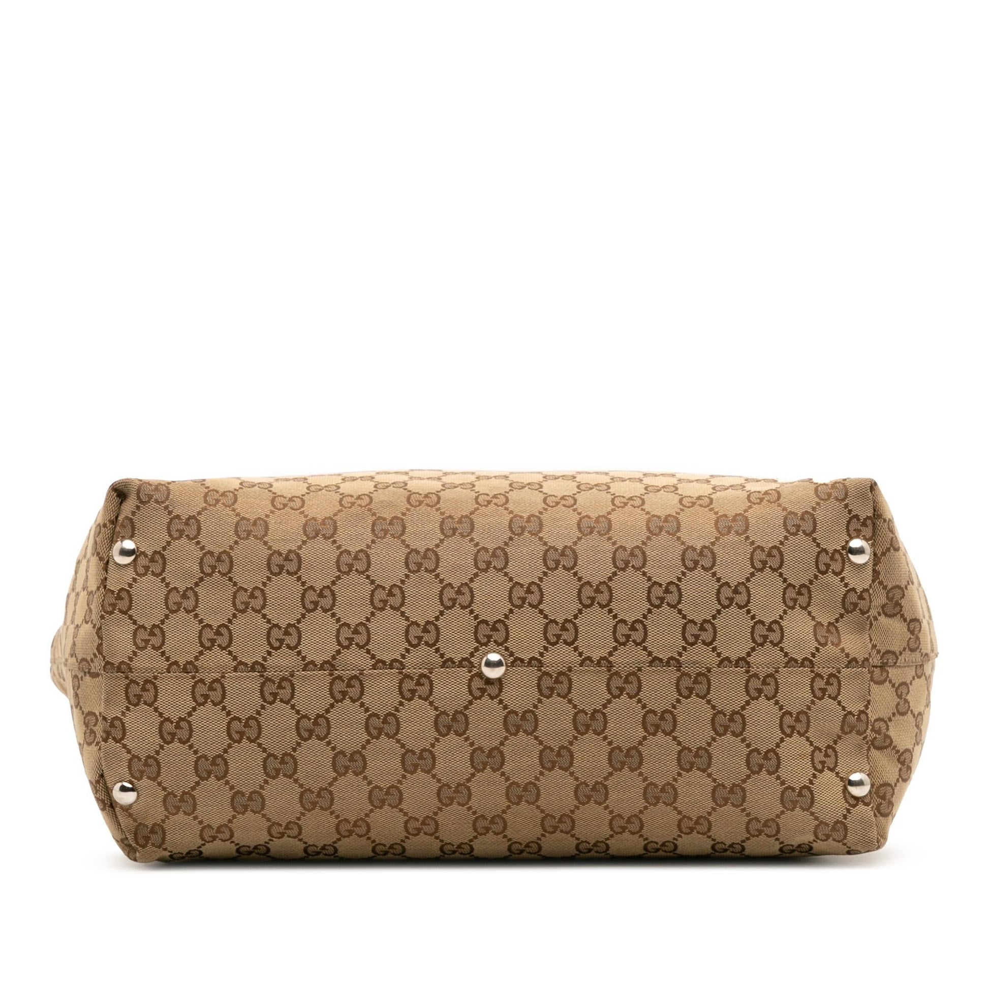 Gucci GG Icon Bit Canvas Tote Bag Bit Tote