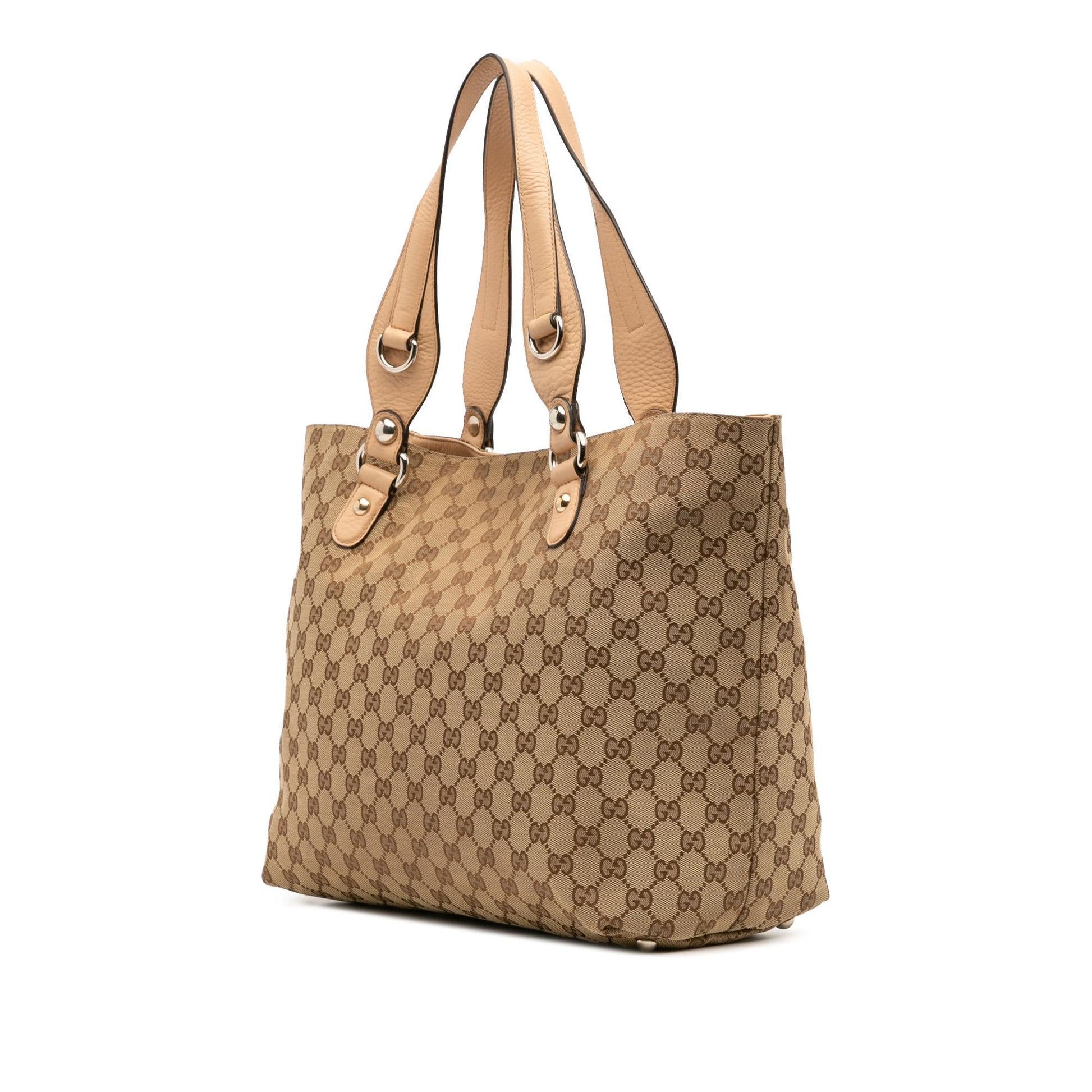 Gucci GG Icon Bit Canvas Tote Bag Bit Tote