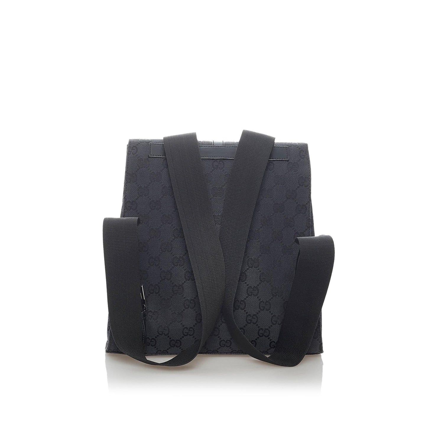Gucci GG Jackie Backpack SHG Canvas Black