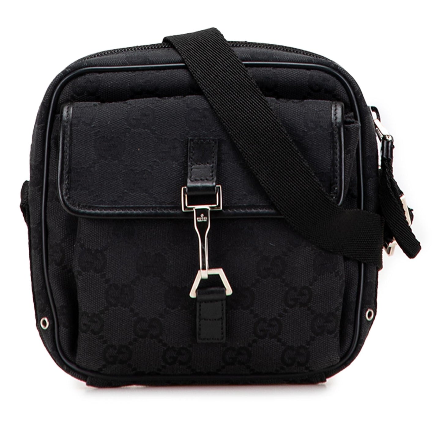 Gucci GG Jackie Canvas Crossbody Bag