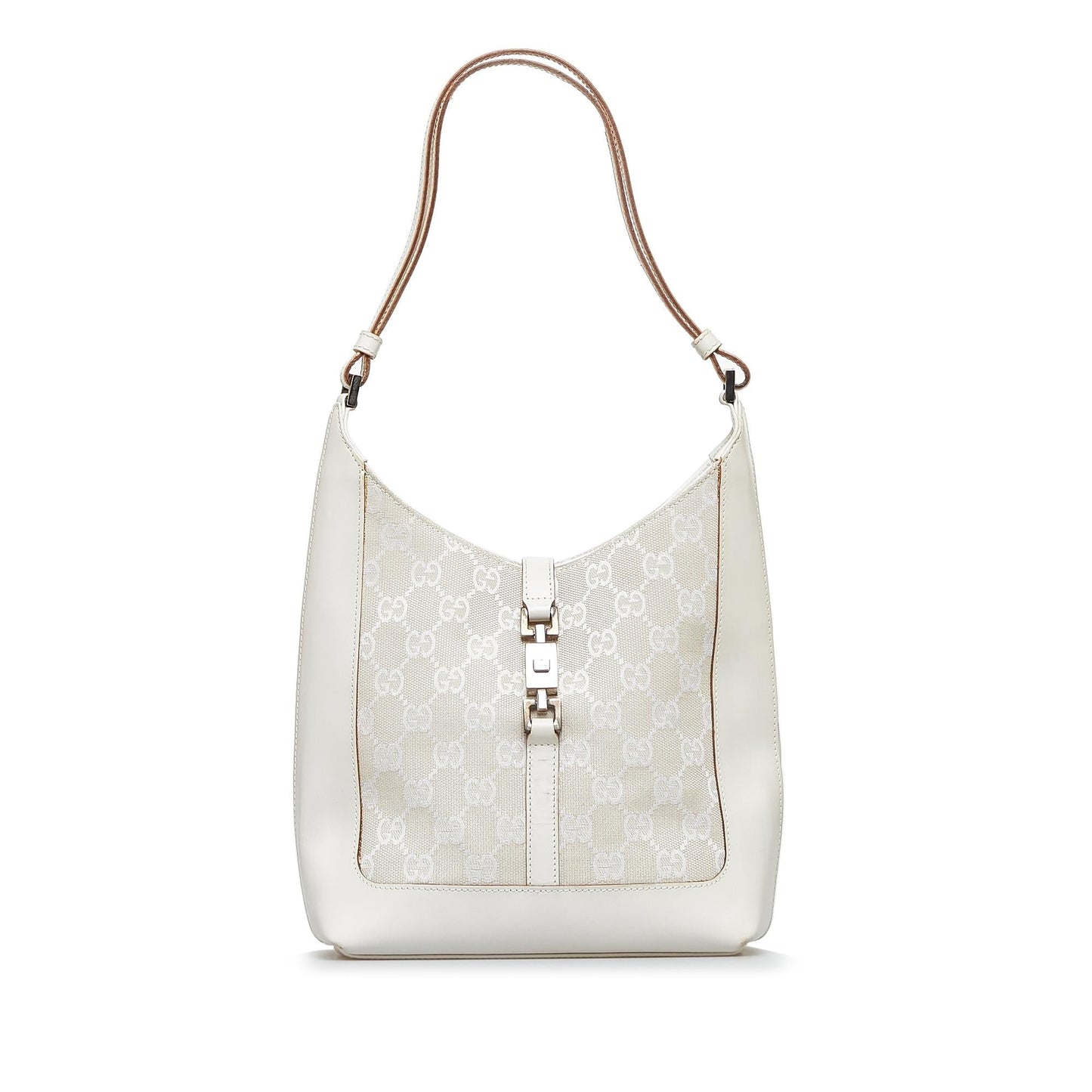 Gucci GG Jackie SHG-m7c9Cb Canvas Brown Shoulder Bag