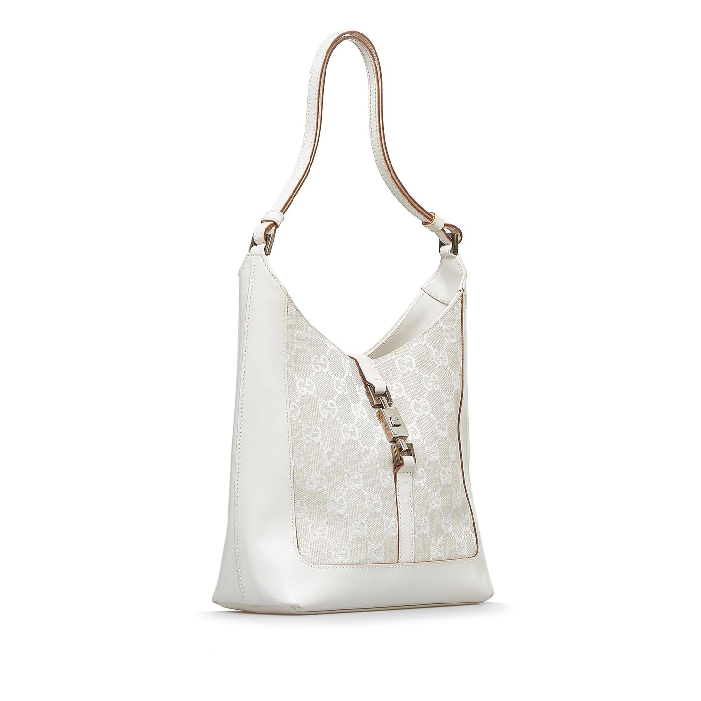 Gucci GG Jackie SHG-m7c9Cb Canvas Brown Shoulder Bag