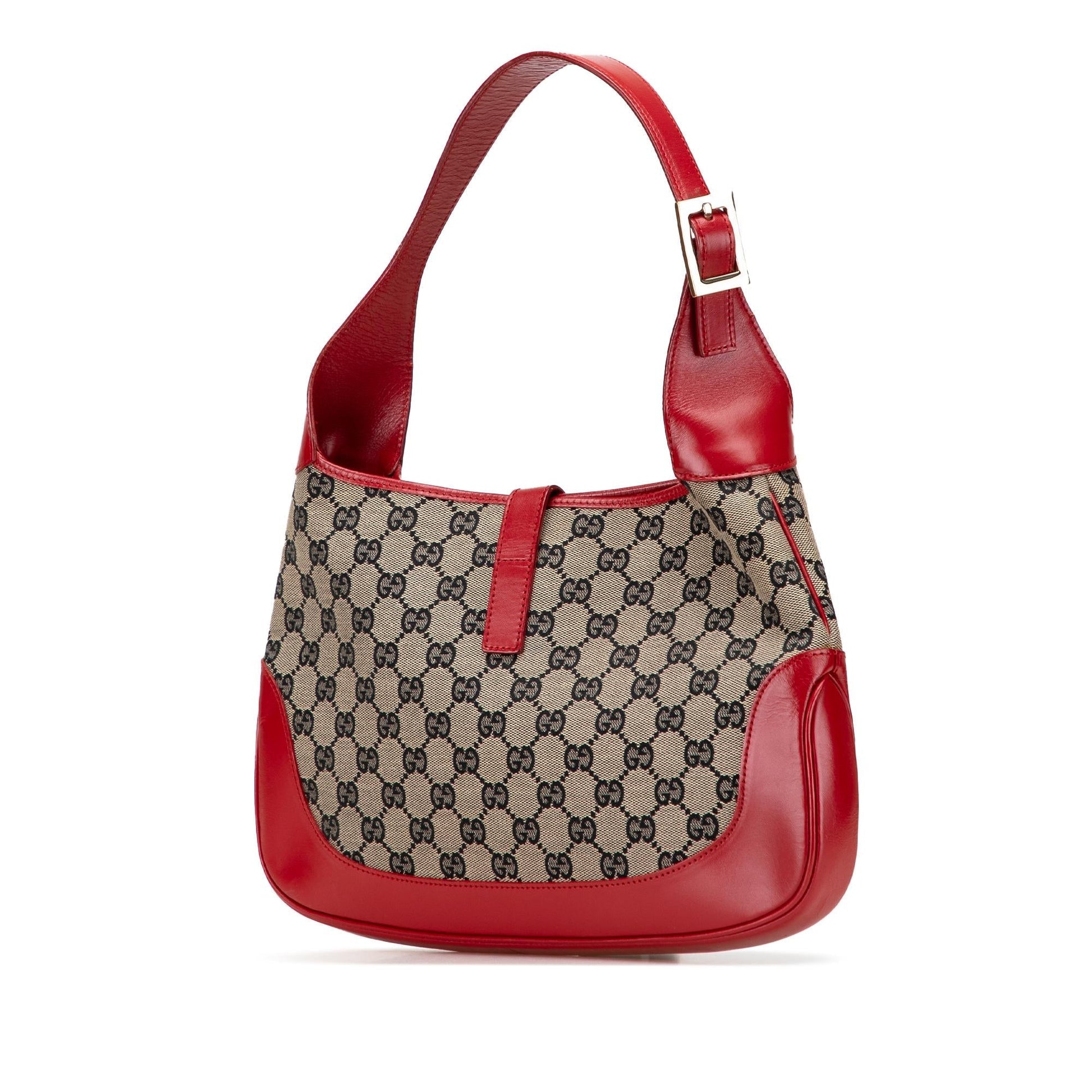 Gucci GG Jackie Canvas Shoulder Bag