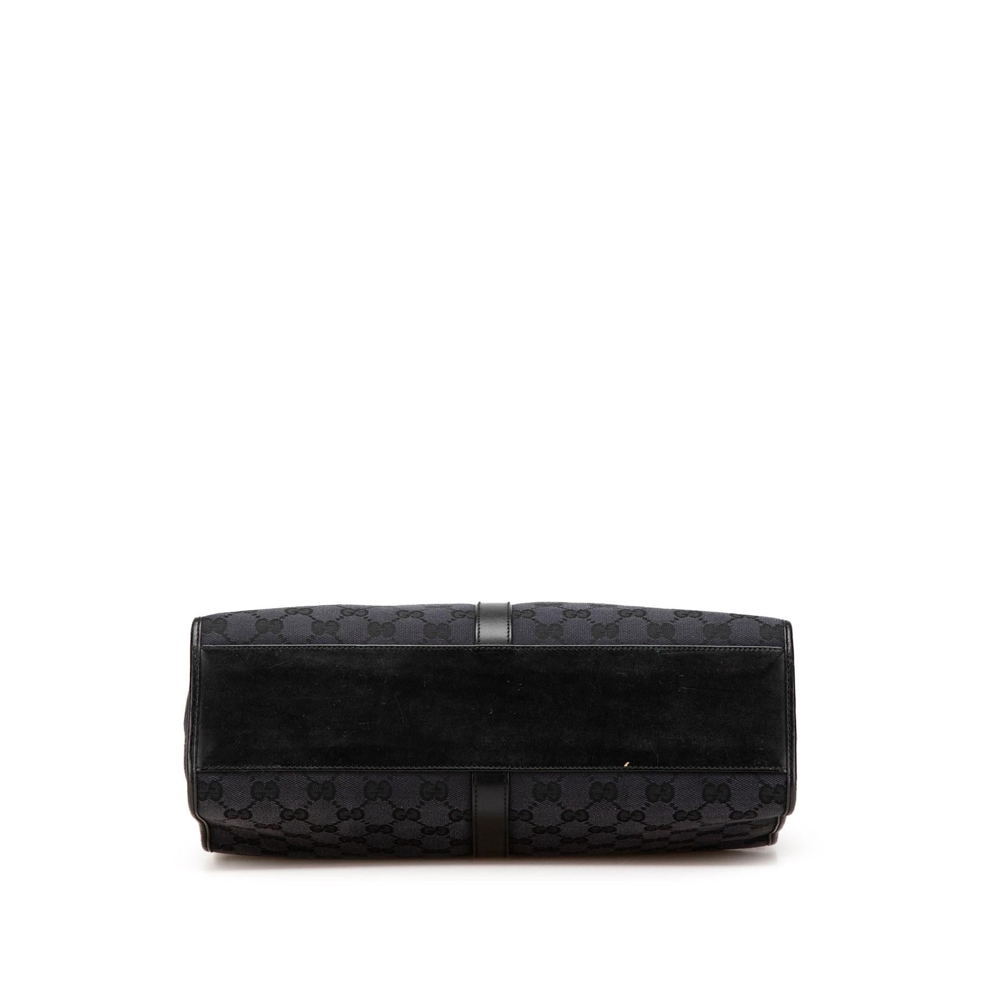 Gucci GG Jackie Canvas Black Tote Bag