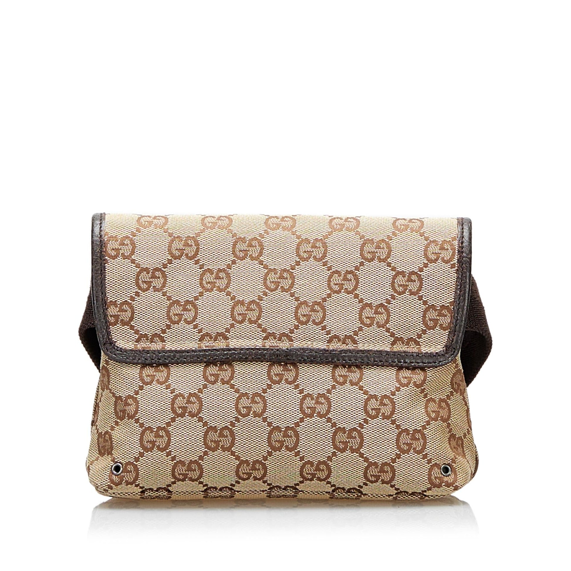 Gucci GG Jackie SHG-oqJqqf Canvas Brown Accessory