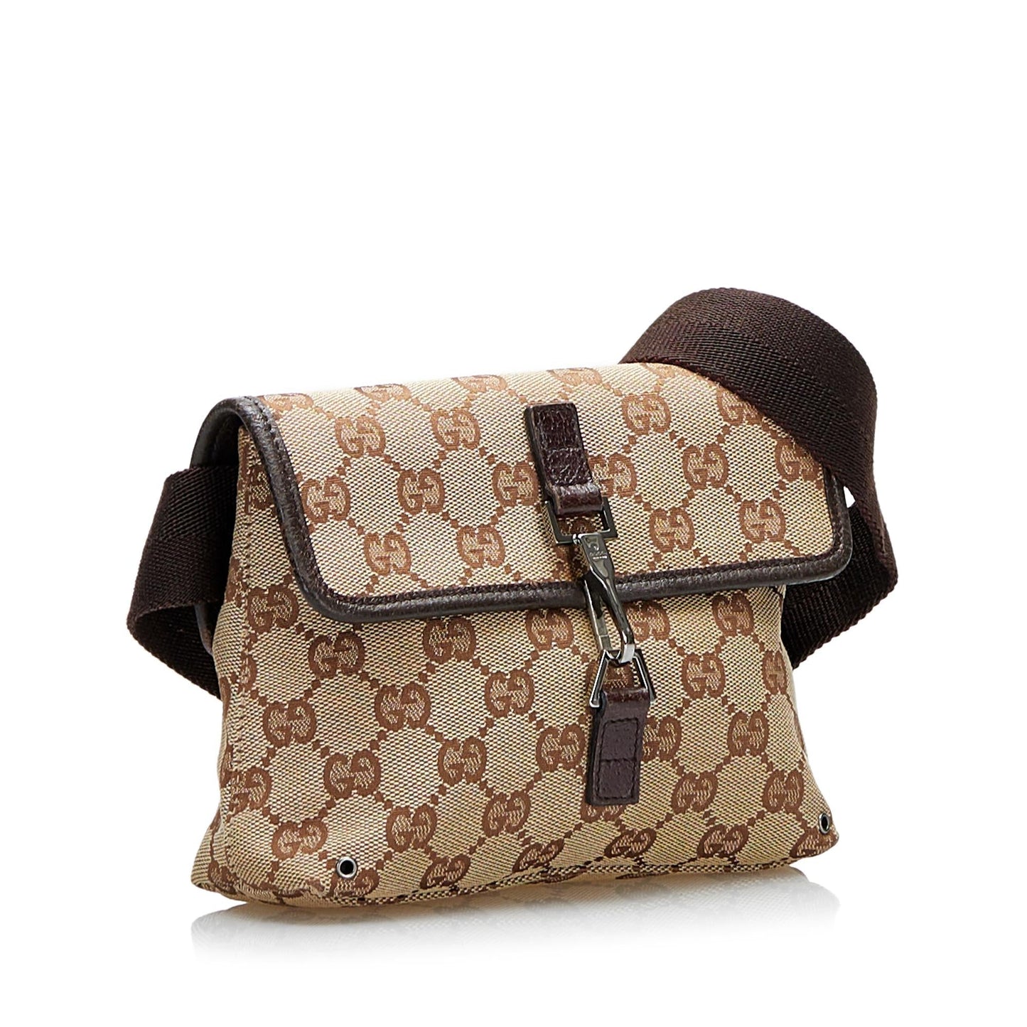 Gucci GG Jackie SHG-oqJqqf Canvas Brown Accessory