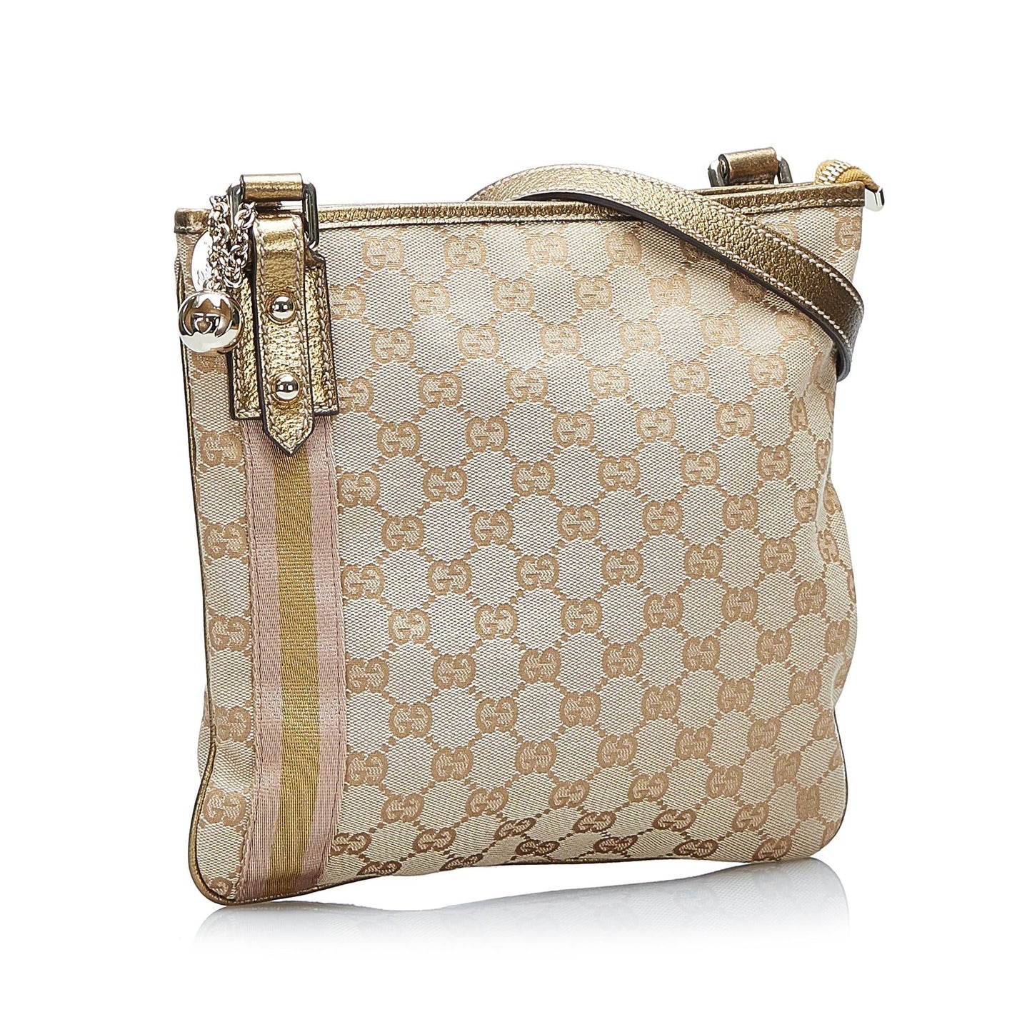 Gucci GG Jolicoeur SHG-HuInJn Canvas Brown Crossbody Bag