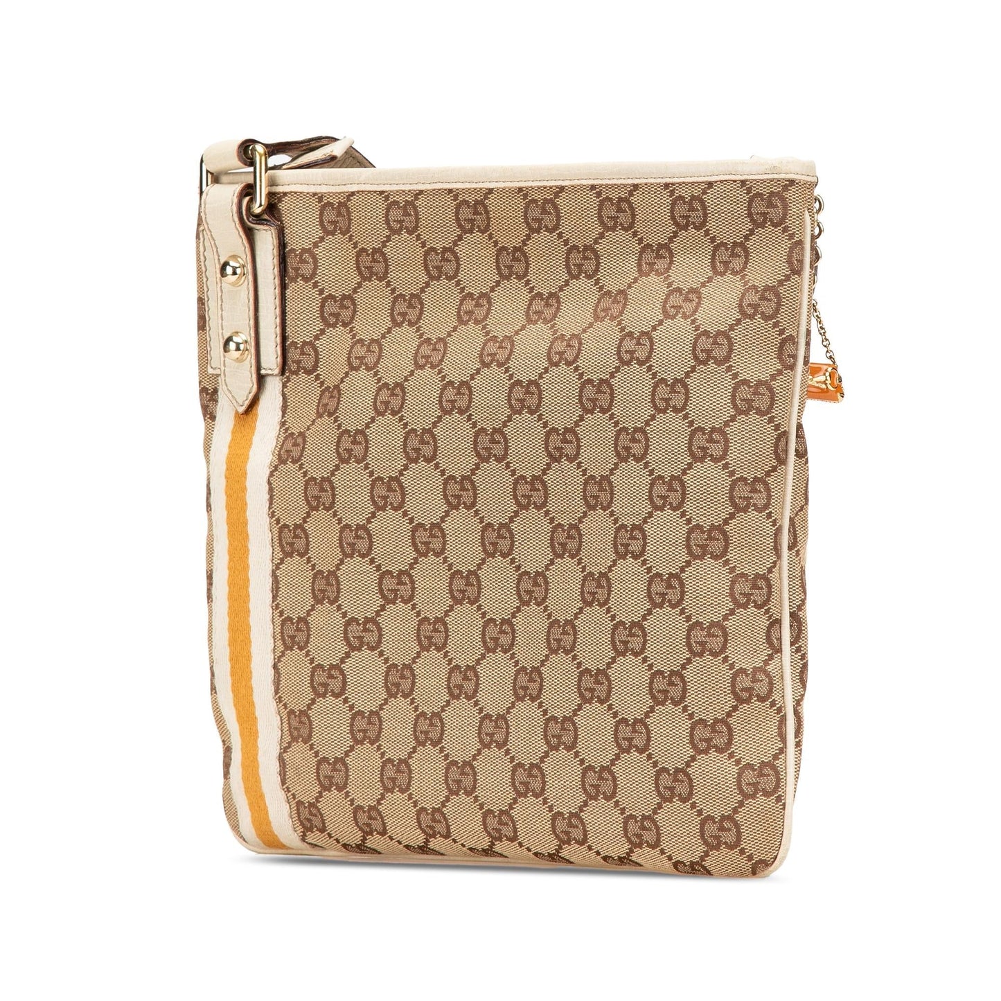 Gucci GG Jolicoeur Canvas Brown Crossbody Bag
