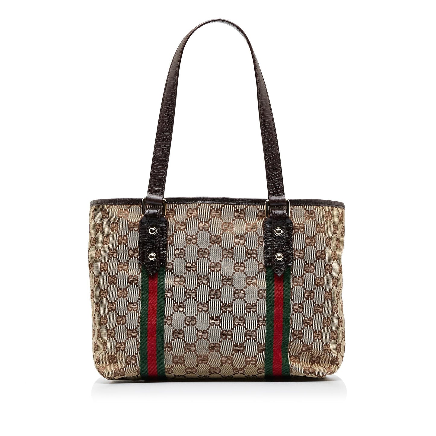 Gucci GG Jolicoeur SHG-zAjIcs Canvas Brown Satchel Bag