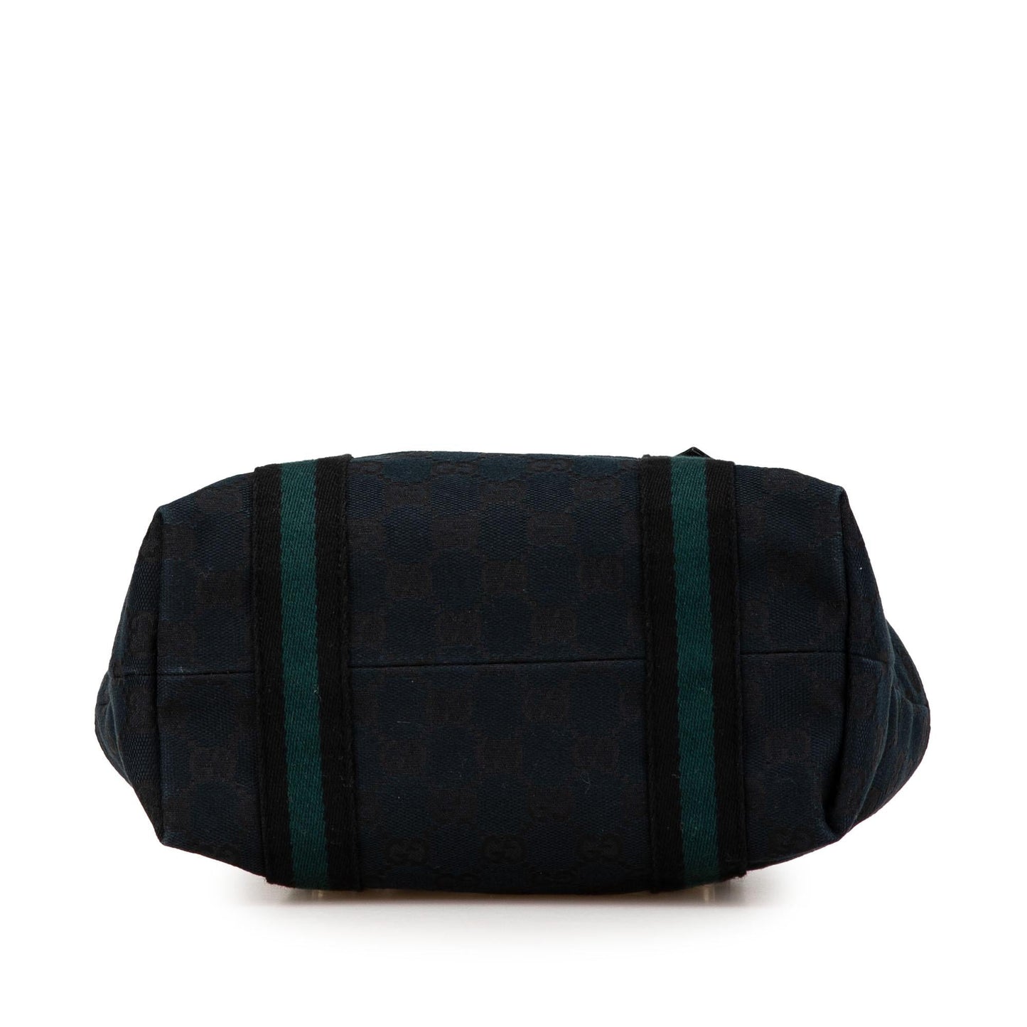 Gucci GG Jolicoeur Canvas Calf Black Satchel Bag