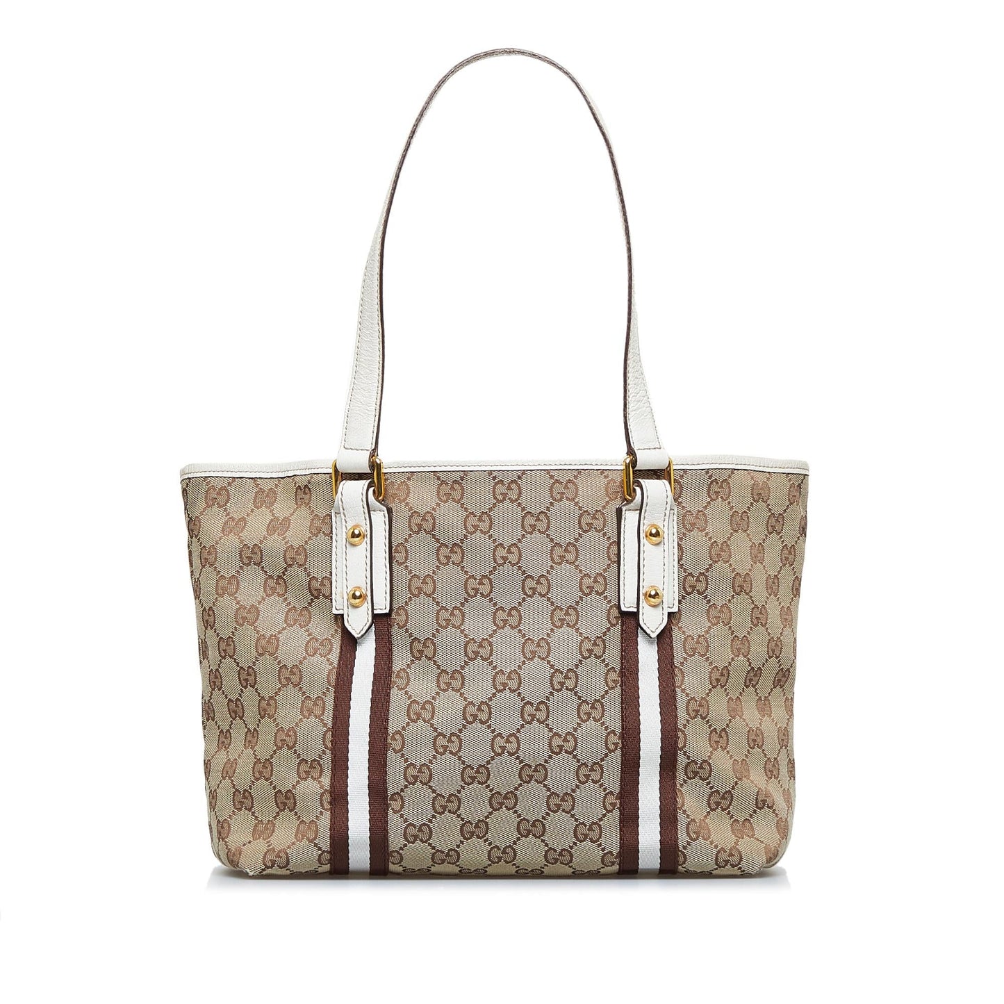 Gucci GG Jolicoeur SHG-uCLiM4 Canvas Brown Tote Bag