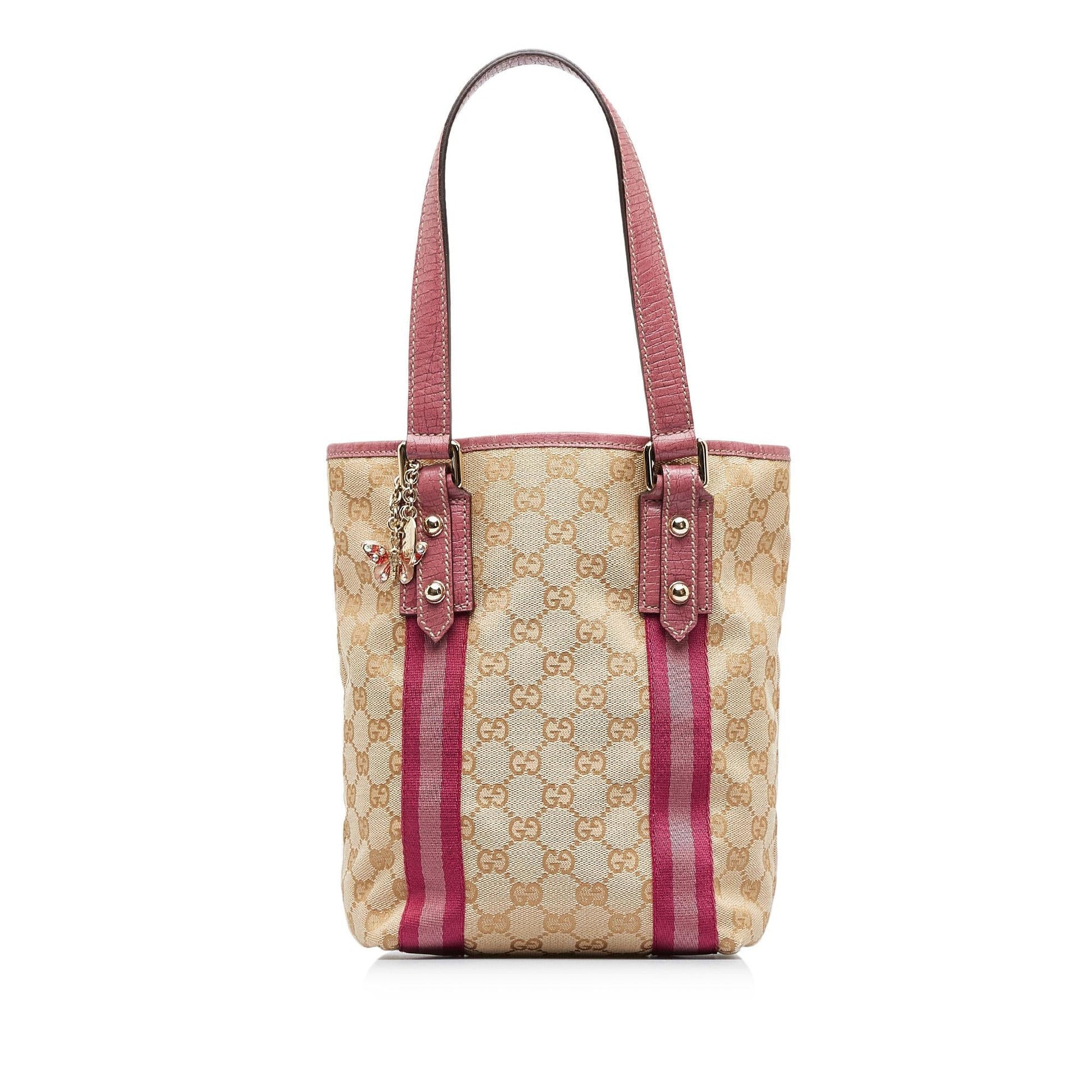 Gucci GG Jolicoeur SHG-mqvaTI Canvas Brown Tote Bag