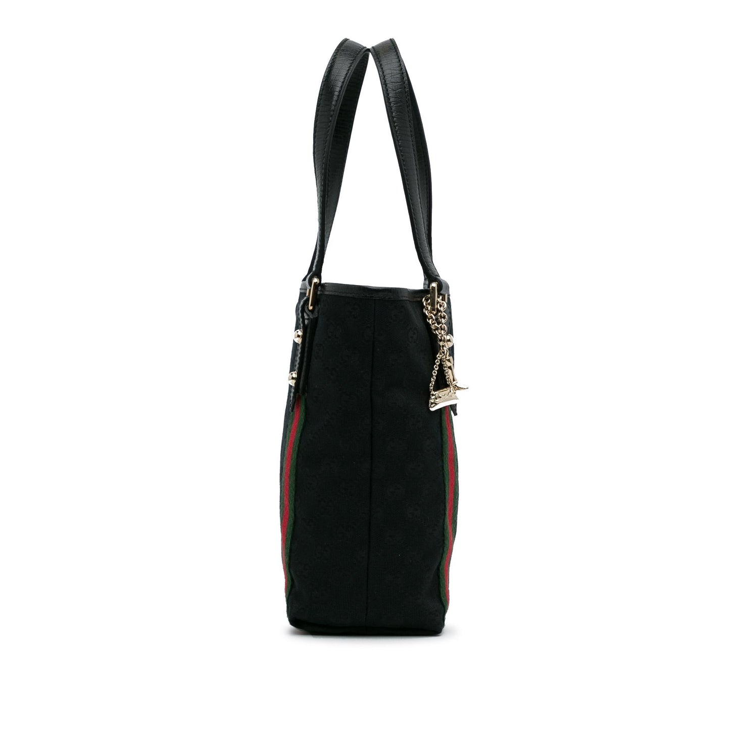 Gucci GG Jolicoeur SHG-SQ1qua Canvas Calf Black Tote Bag