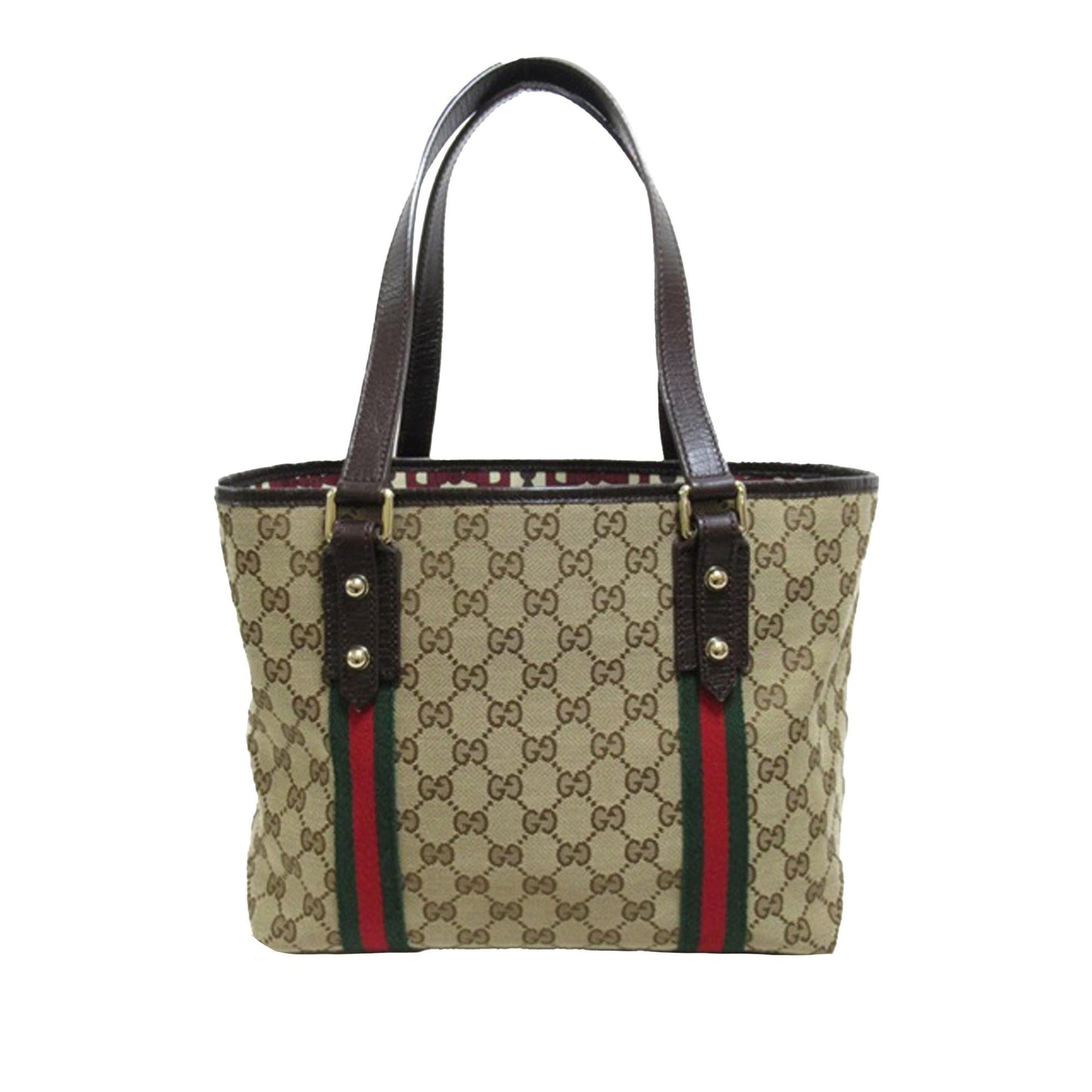 Gucci GG Jolicoeur SHG-e8rEj5 Canvas Brown Tote Bag
