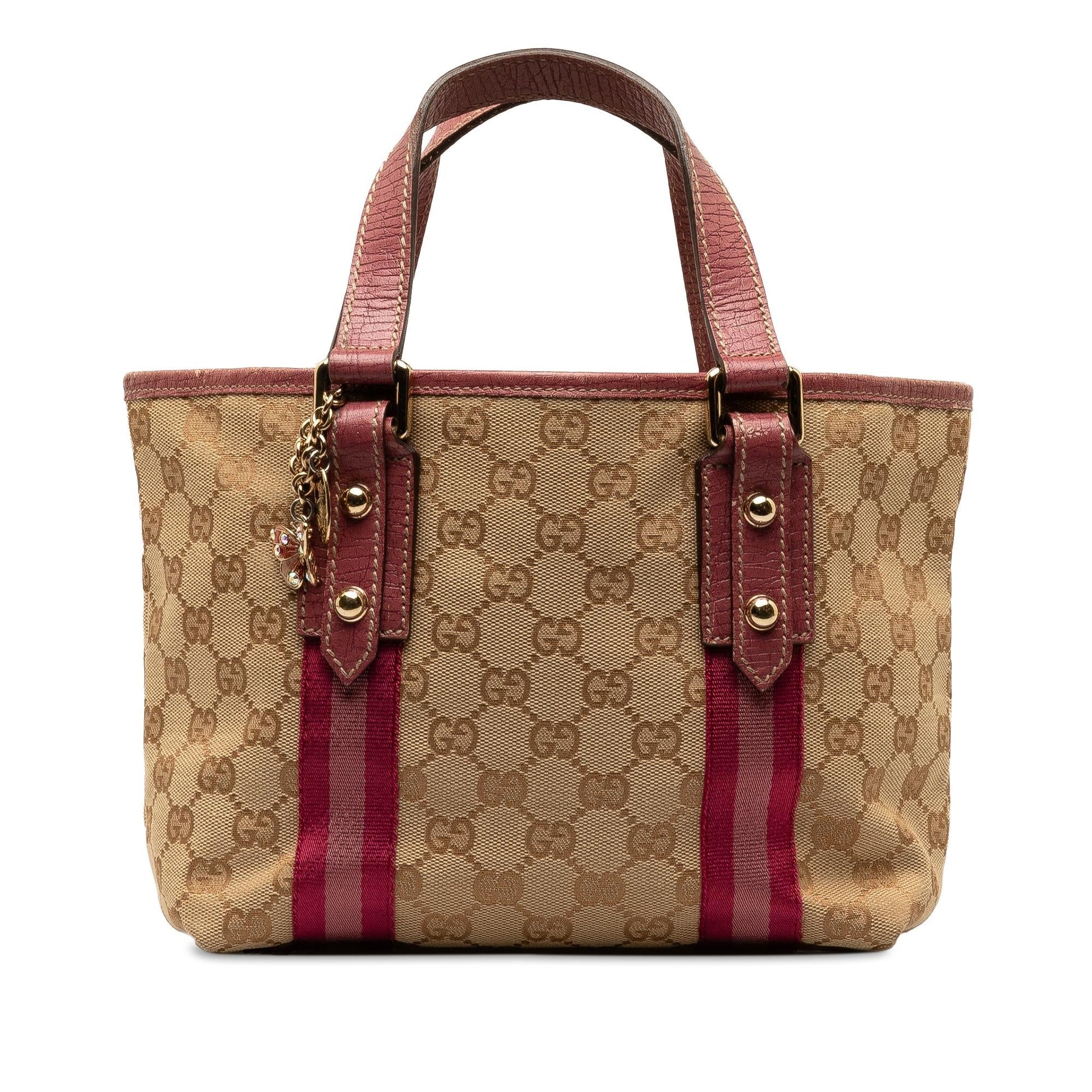 Gucci GG Jolicoeur SHG-5Q0OTS Canvas Brown Tote Bag