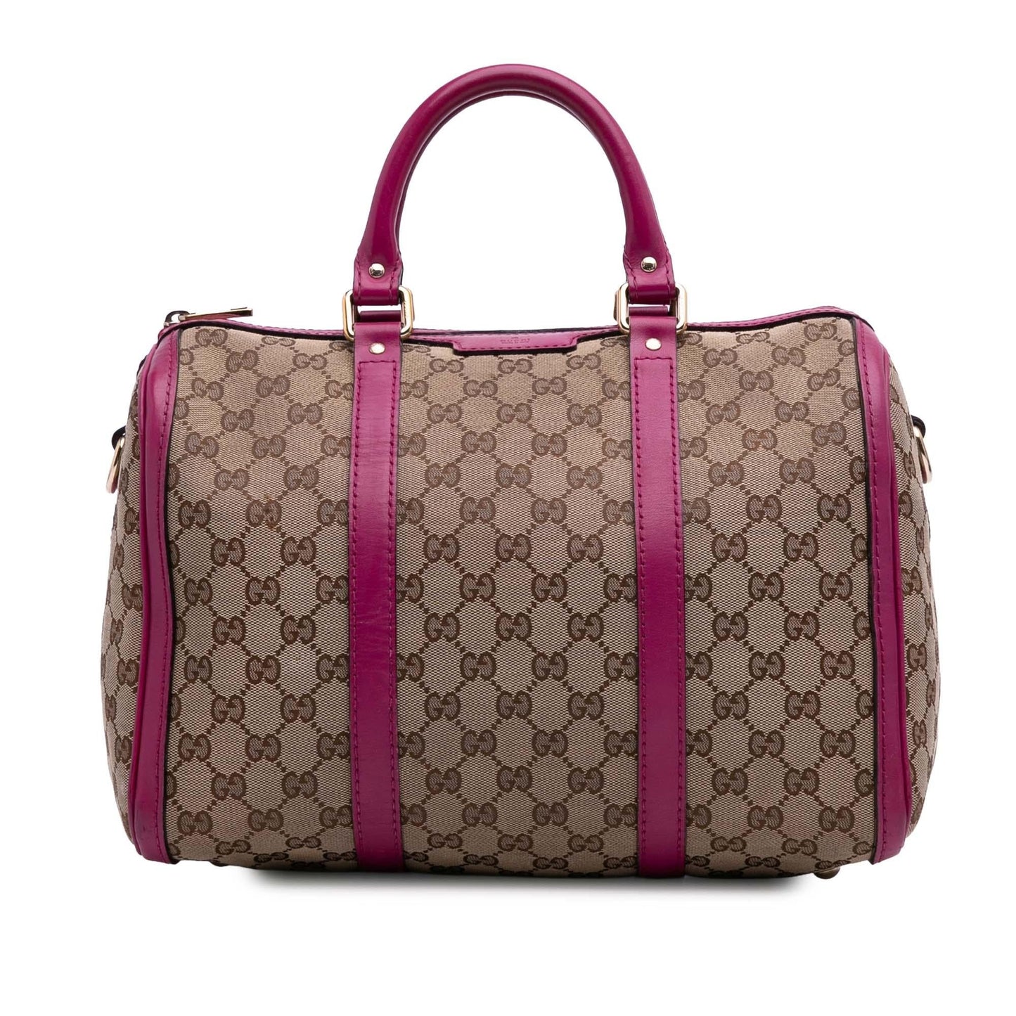 Gucci GG Joy Boston Canvas Brown Satchel Bag Bag 1