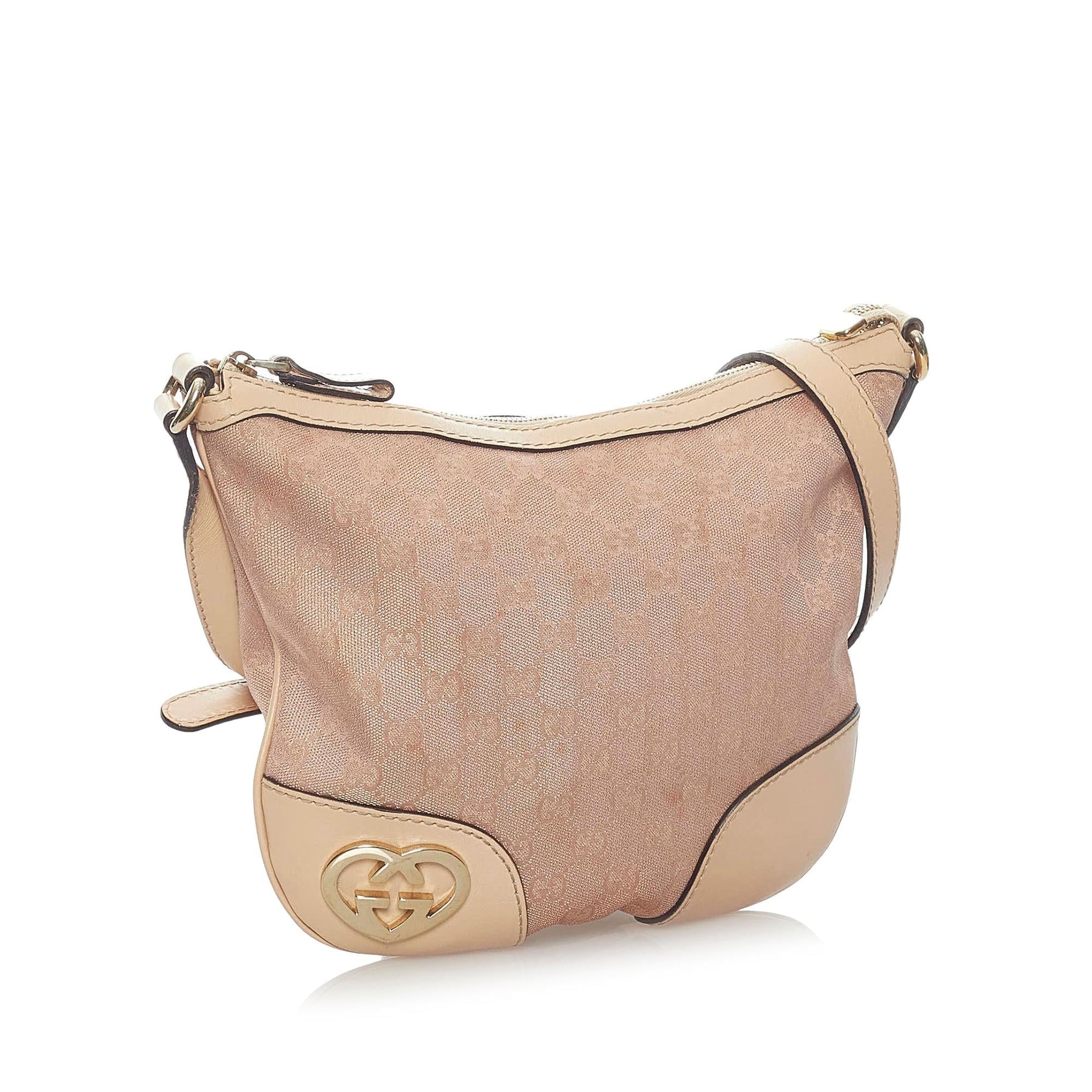 Gucci GG Lovely SHG Canvas Pink Crossbody Bag