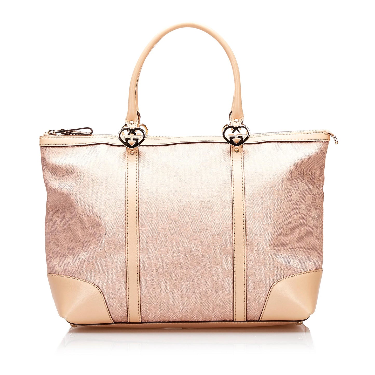 Gucci GG Lovely SHG Canvas Pink Tote Bag