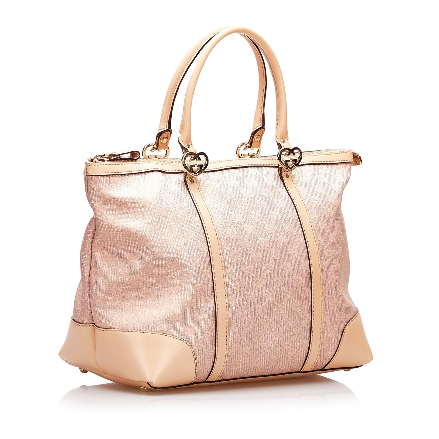 Gucci GG Lovely SHG Canvas Pink Tote Bag