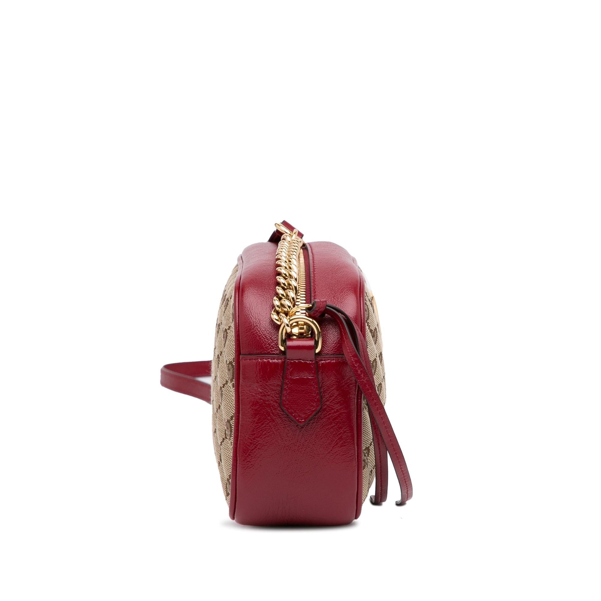 Gucci GG Marmont SHG-cejdEP Canvas Brown Crossbody Bag