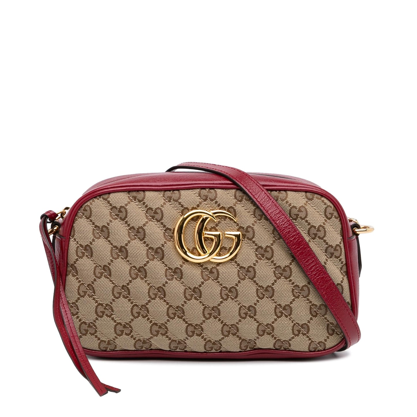 Gucci GG Marmont SHG-cejdEP Canvas Brown Crossbody Bag