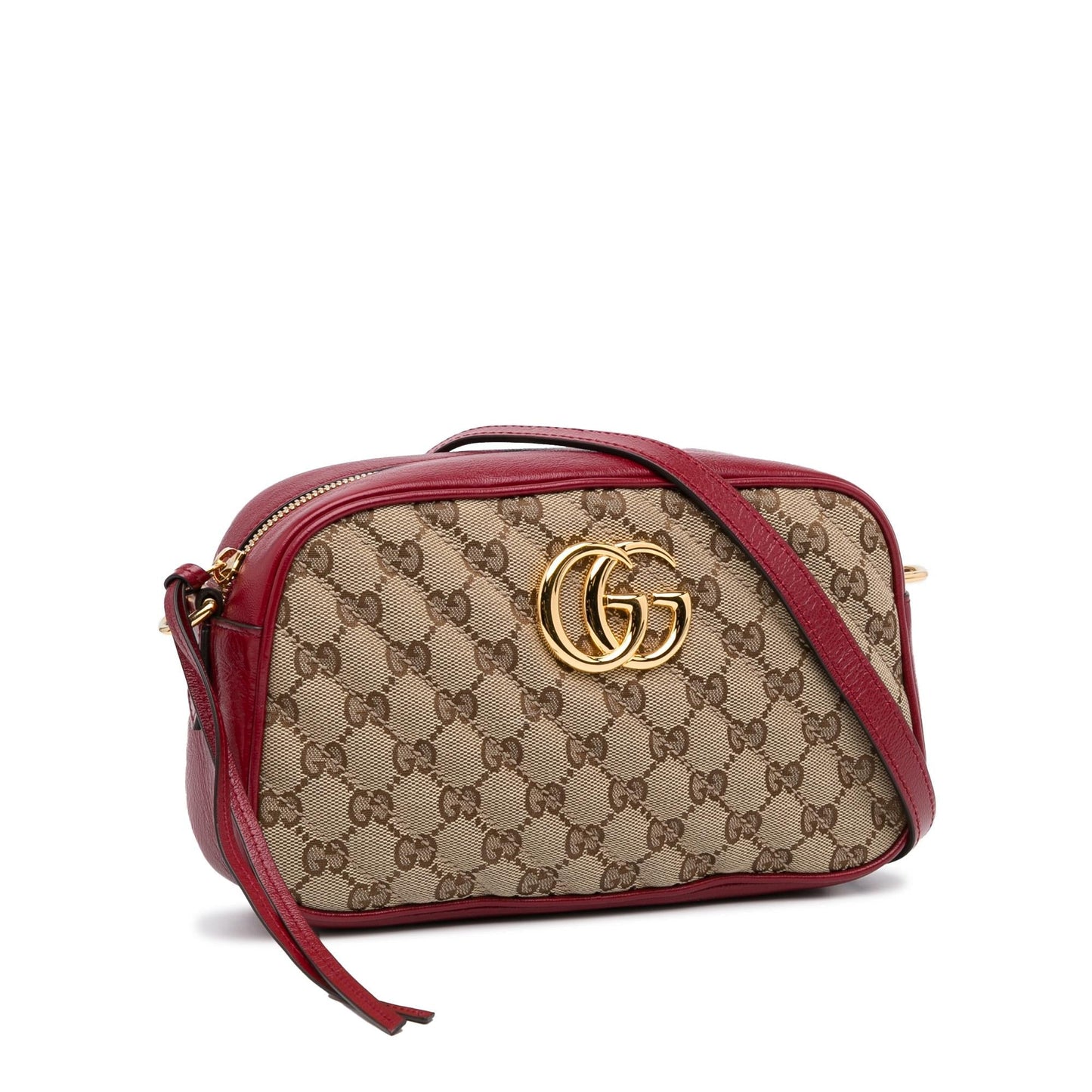 Gucci GG Marmont SHG-cejdEP Canvas Brown Crossbody Bag