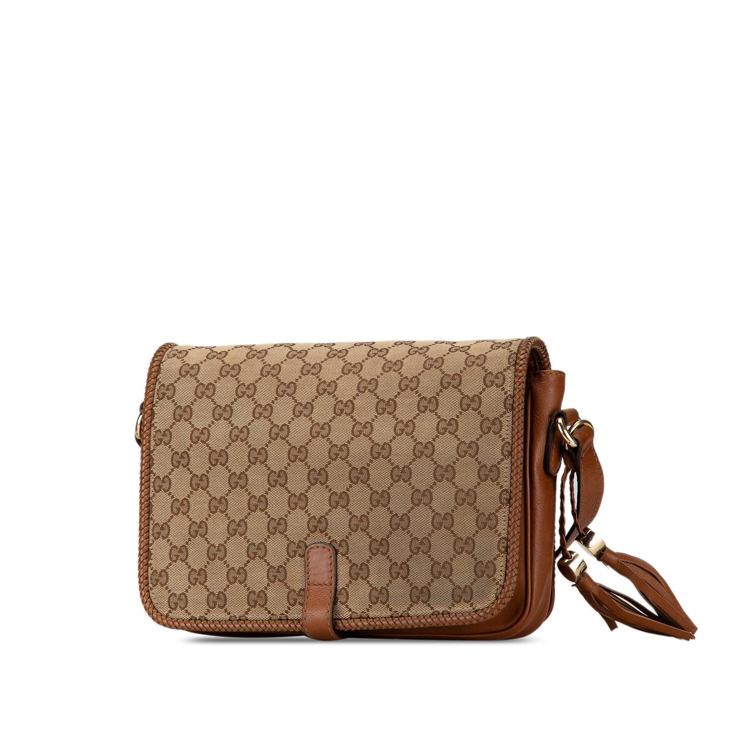 Gucci GG Marrakech SHG-CTUj9s Canvas Brown Crossbody Bag