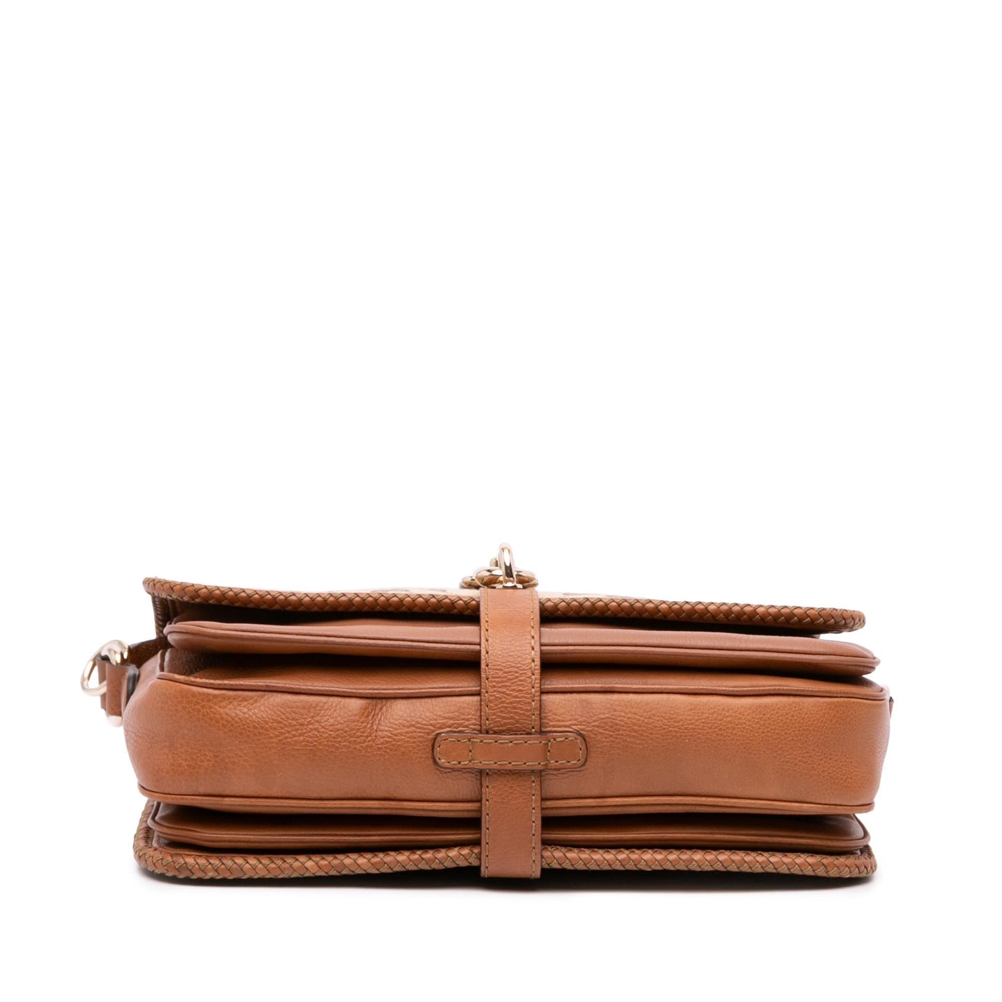 Gucci GG Marrakech Canvas Calf Brown Crossbody Bag