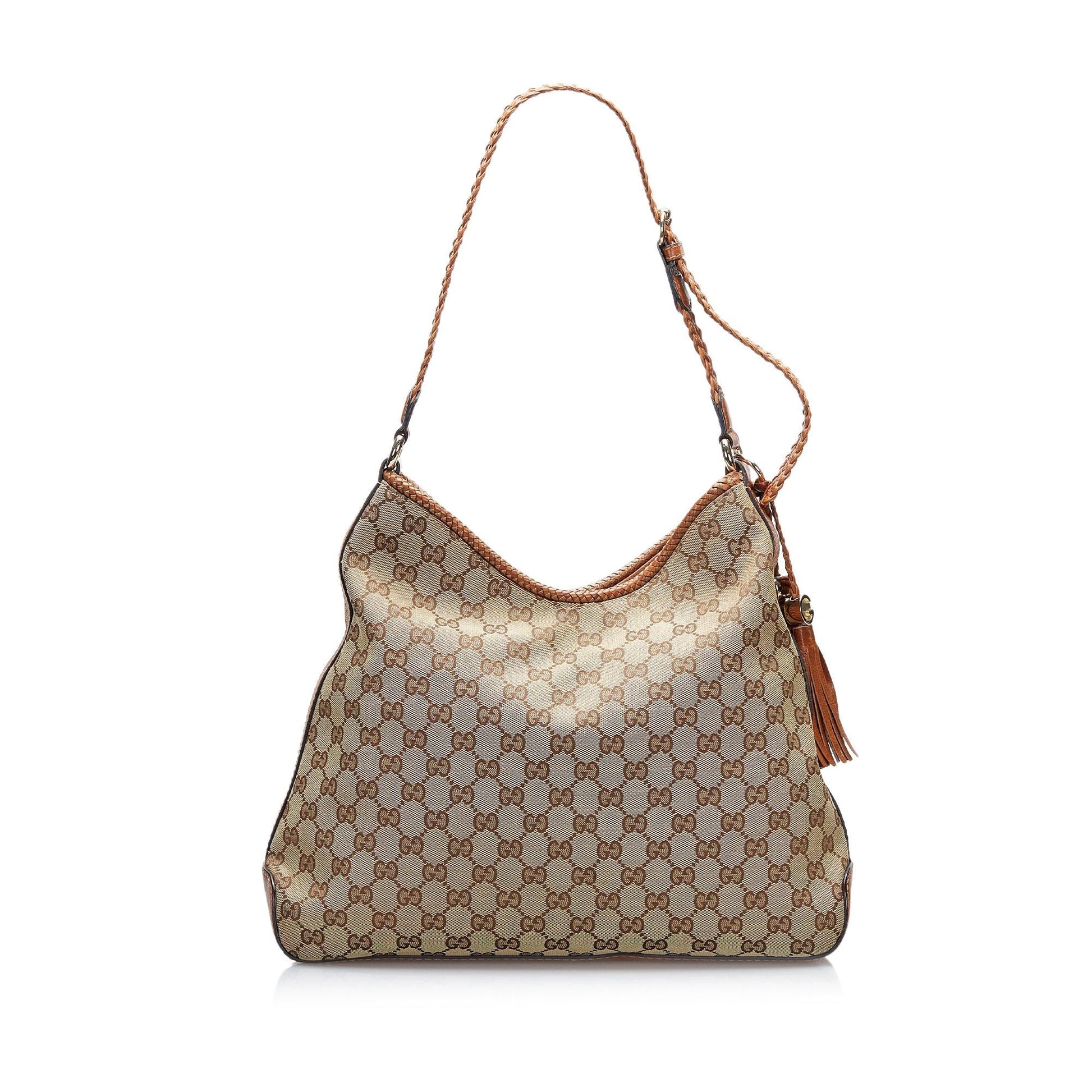 Gucci GG Marrakech SHG-a9sICN Canvas Brown Shoulder Bag
