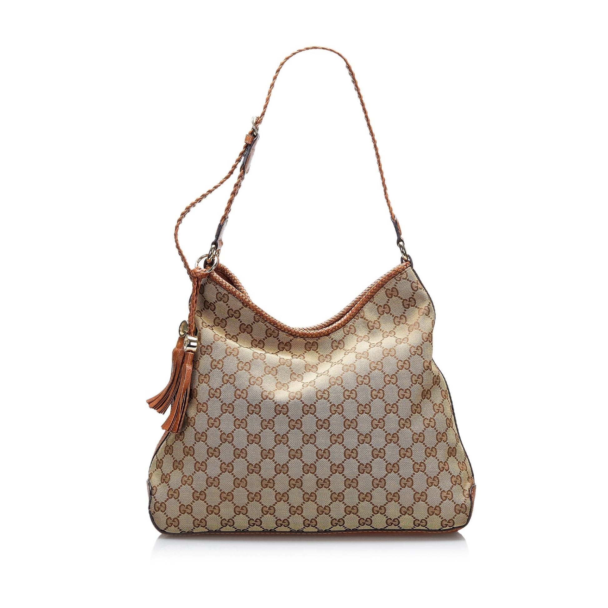 Gucci GG Marrakech SHG-a9sICN Canvas Brown Shoulder Bag