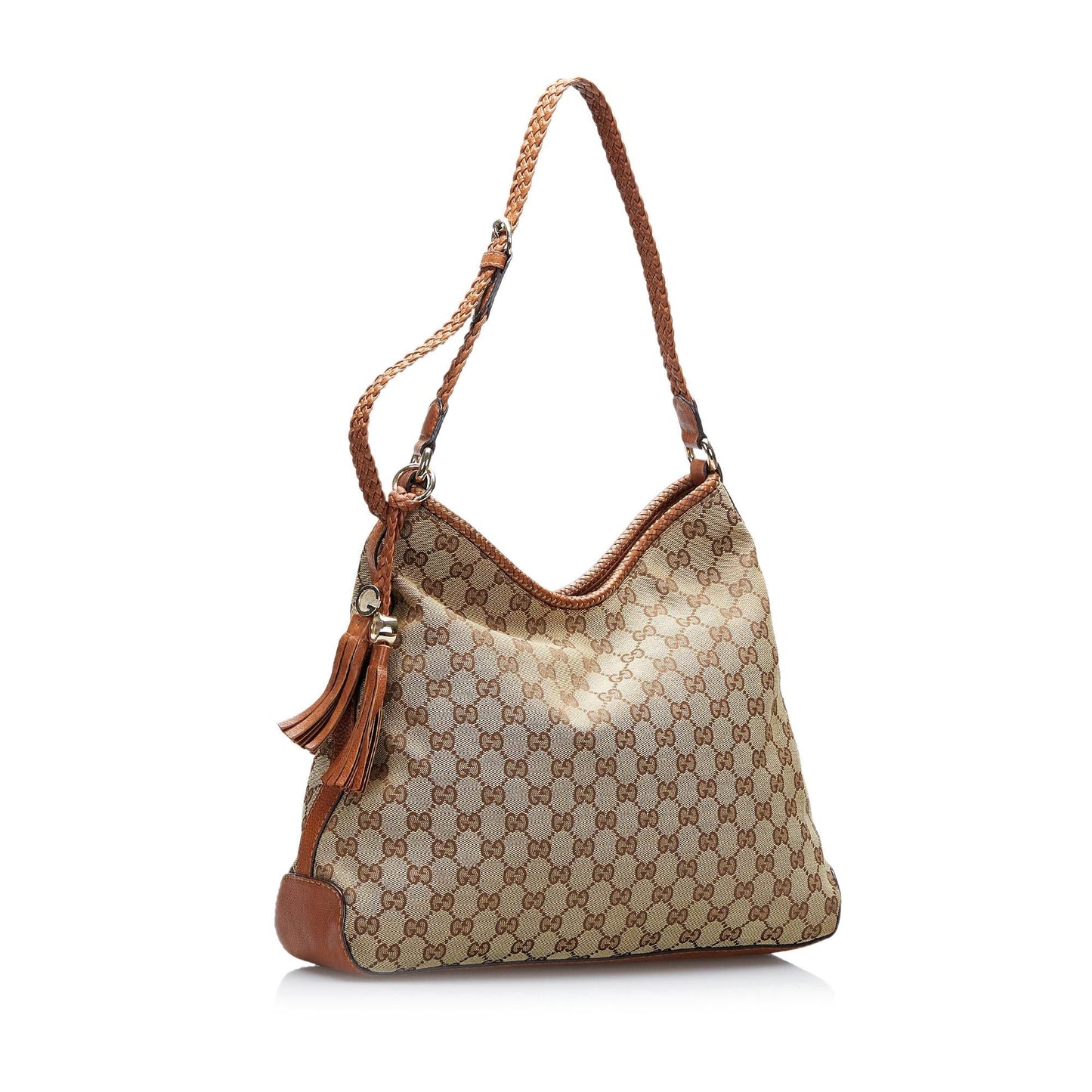 Gucci GG Marrakech SHG-a9sICN Canvas Brown Shoulder Bag