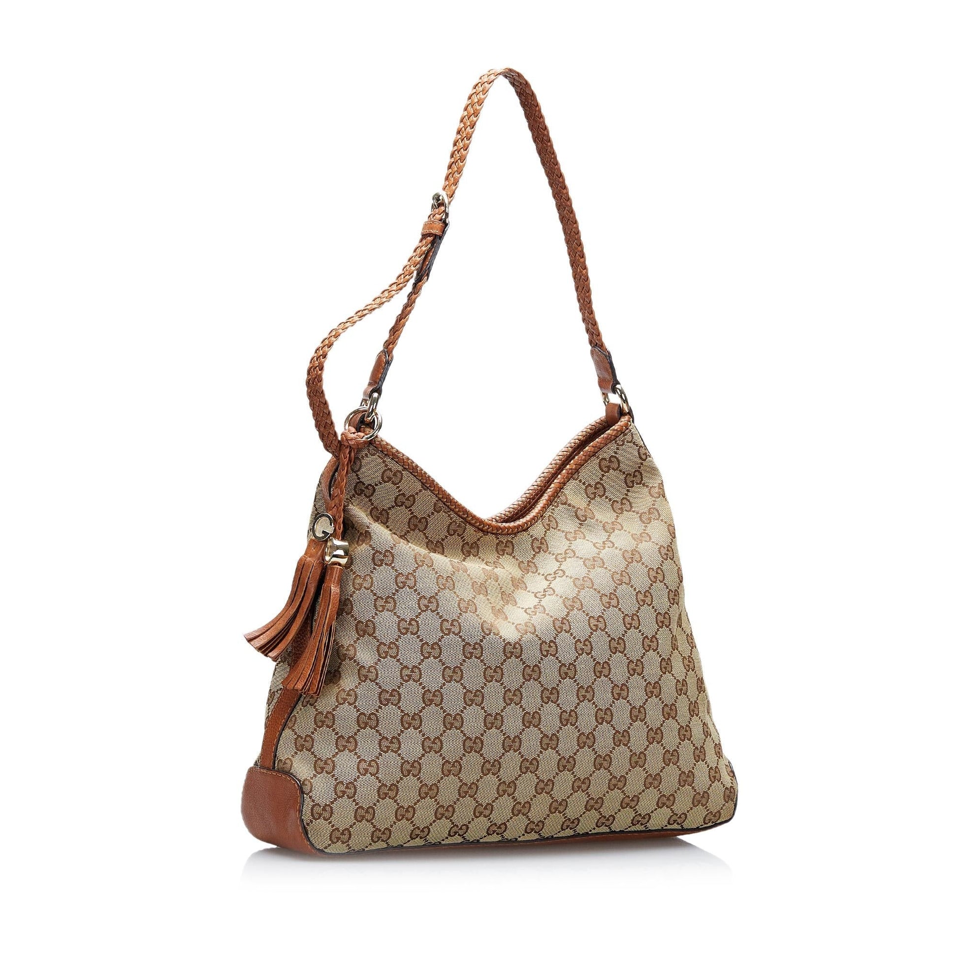 Gucci GG Marrakech SHG-a9sICN Canvas Brown Shoulder Bag