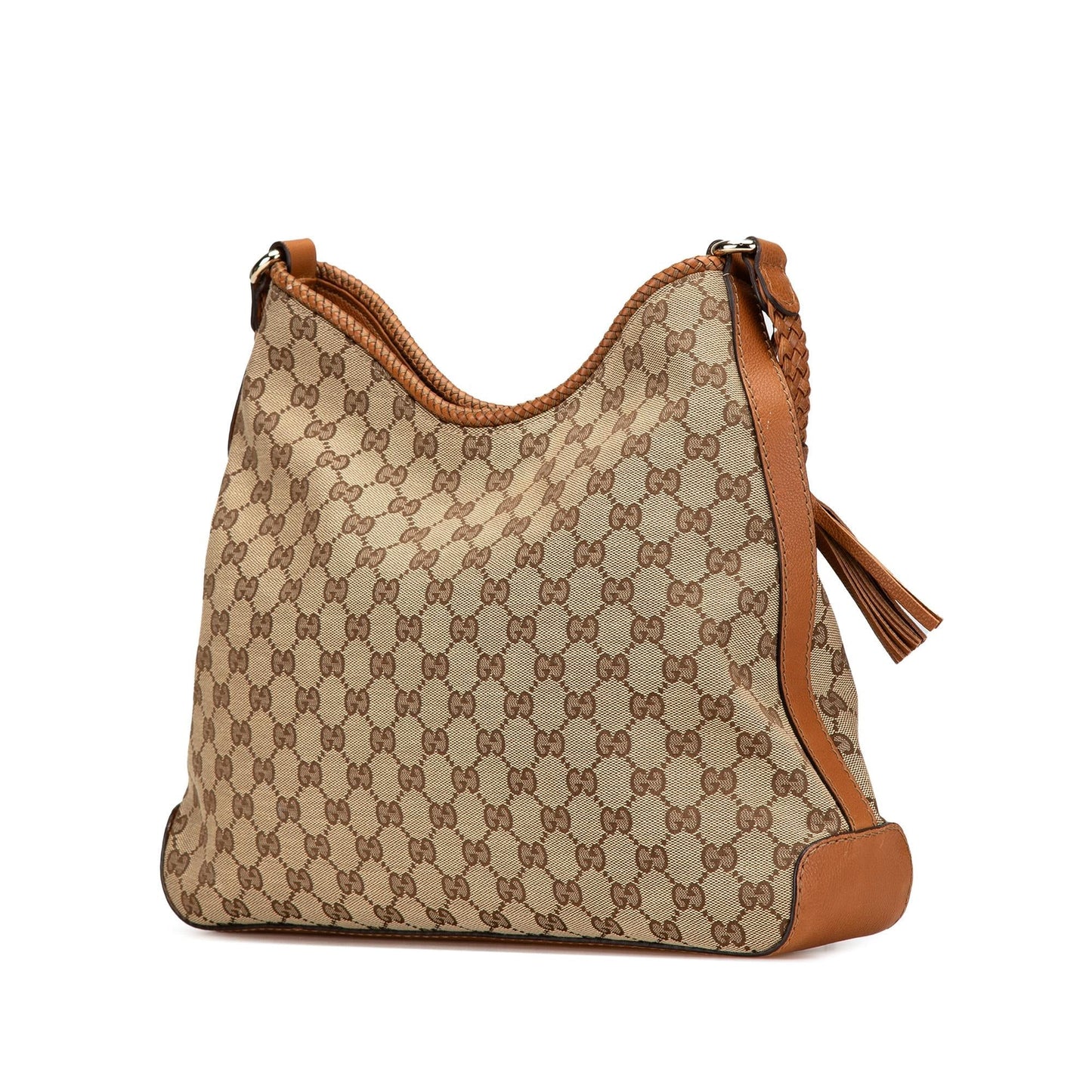 Gucci GG Marrakech Canvas Brown Shoulder Bag
