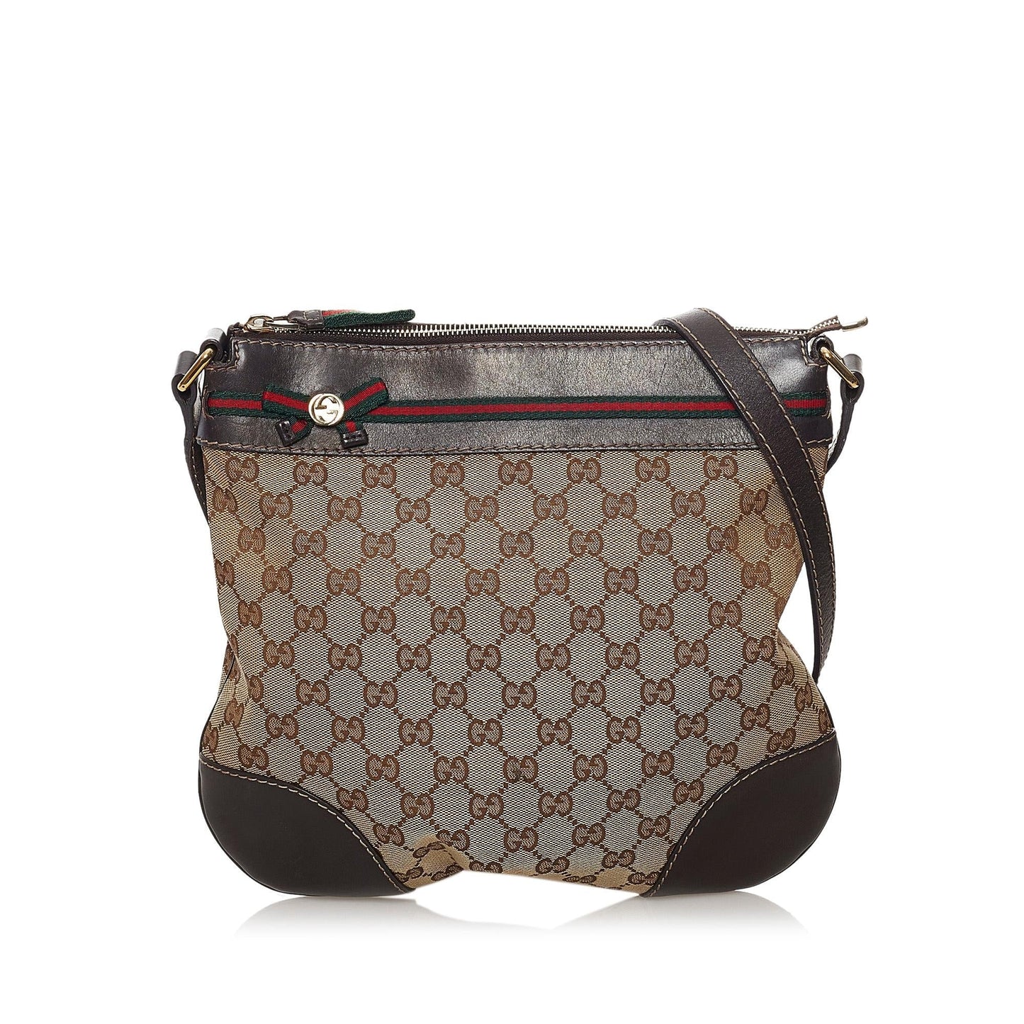 Gucci GG Mayfair SHG Canvas Brown Crossbody Bag