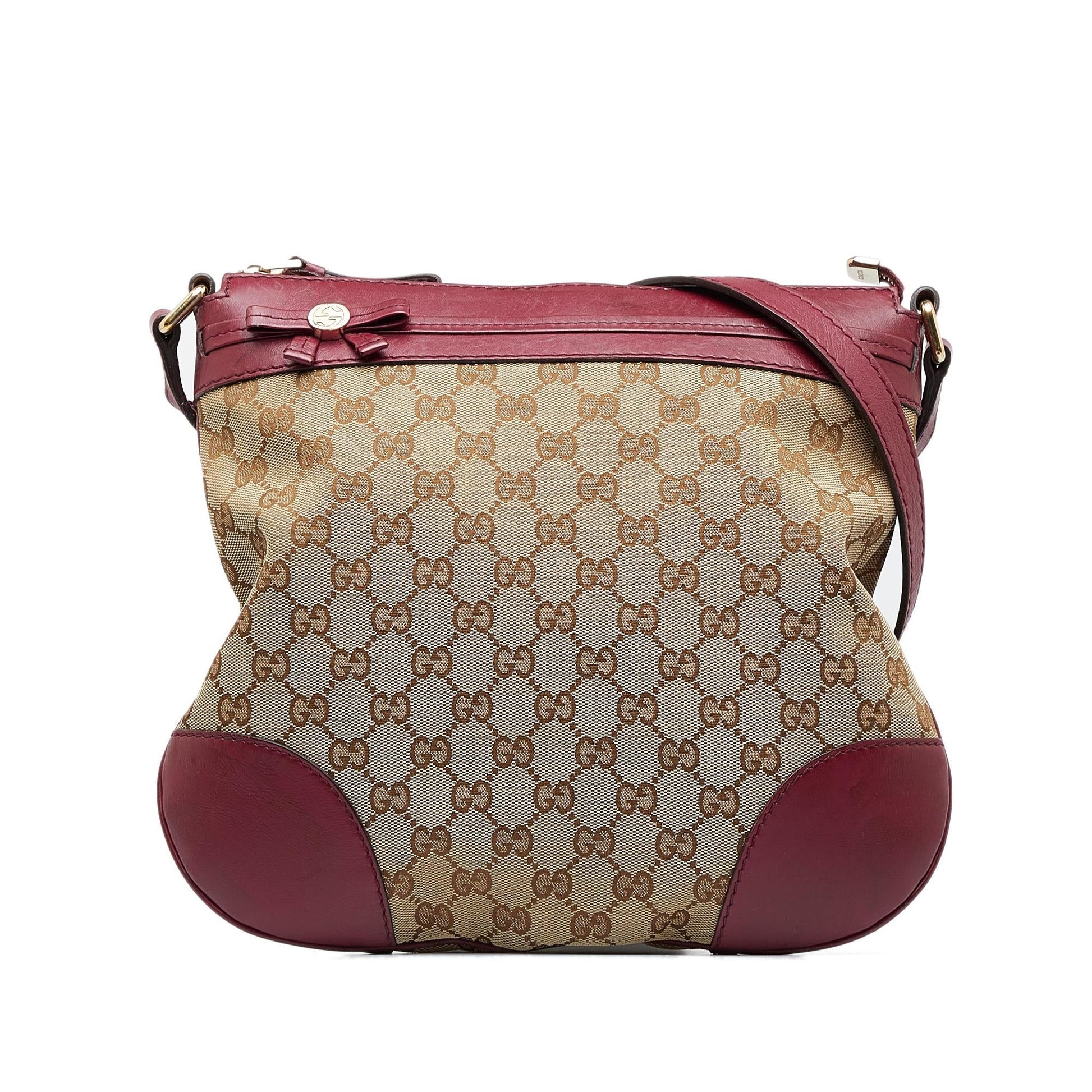 Gucci GG Mayfair SHG-NqNI7v Canvas Brown Crossbody Bag