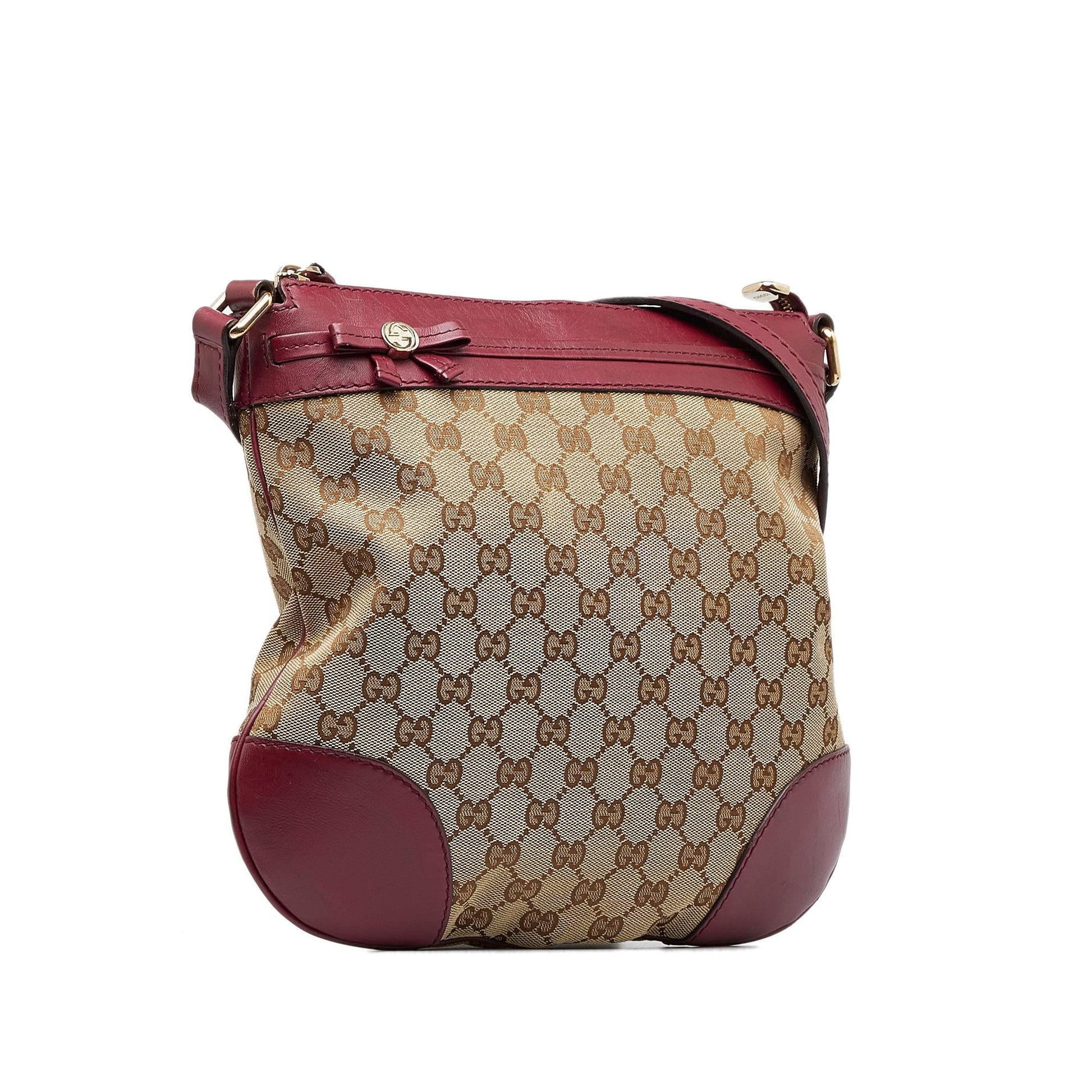 Gucci GG Mayfair SHG-NqNI7v Canvas Brown Crossbody Bag