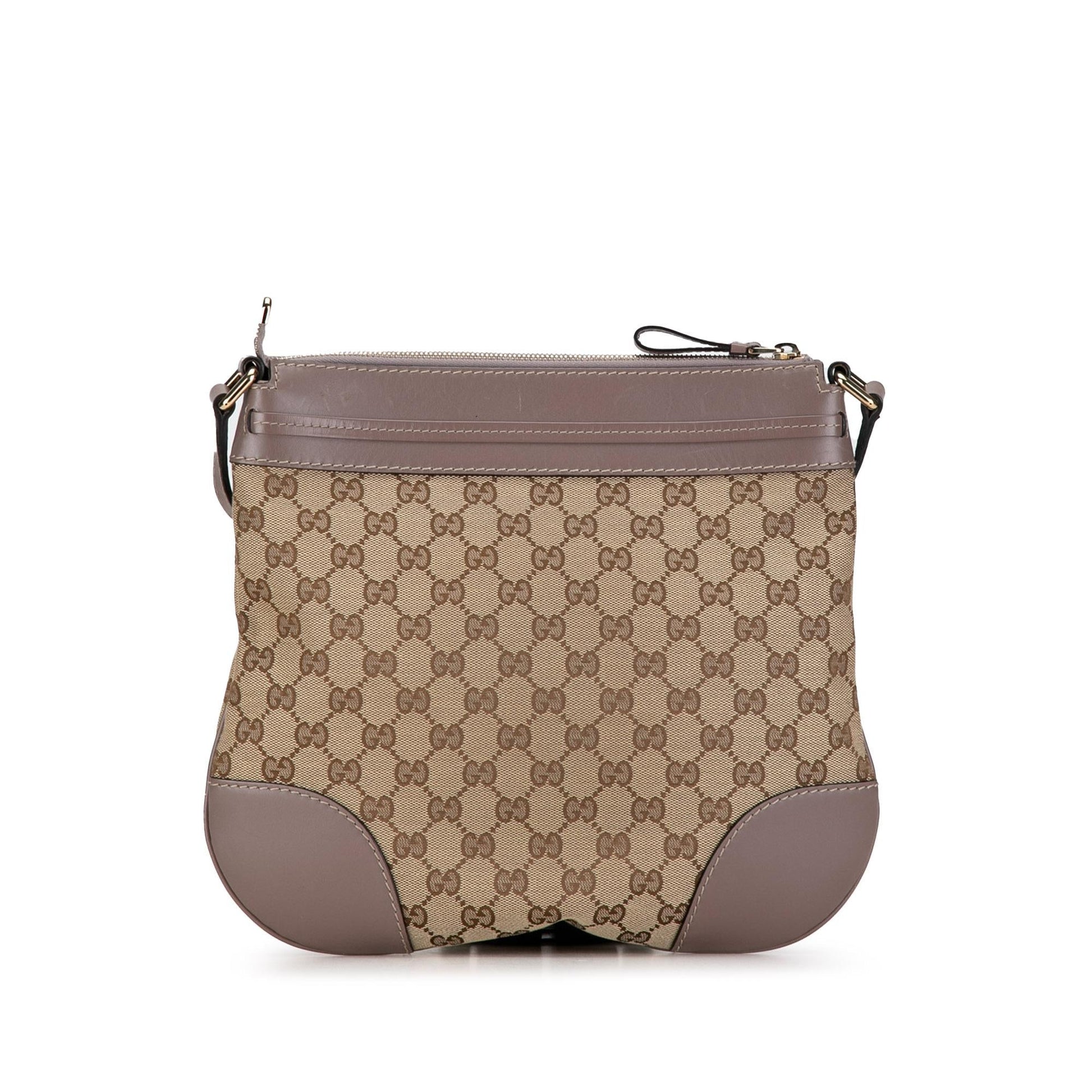 Gucci GG Mayfair SHG-eO2gsn Canvas Calf Brown Crossbody Bag