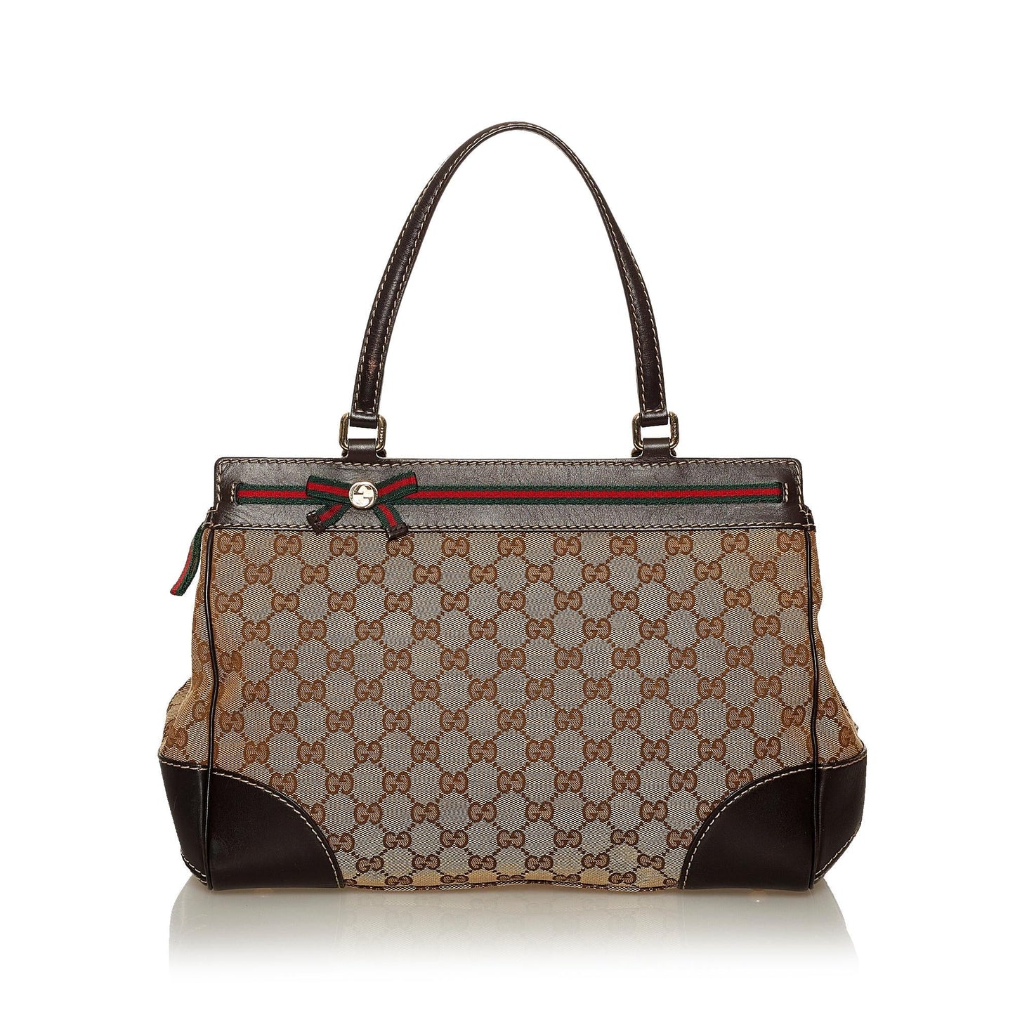 Gucci GG Mayfair SHG Canvas Brown Tote Bag Bag Shg