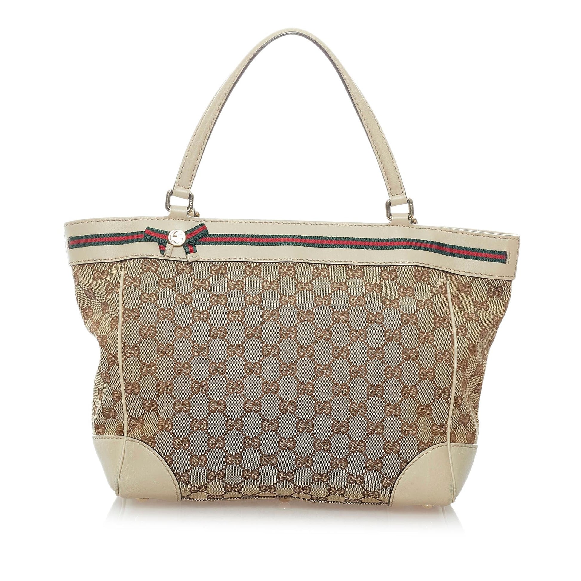 Gucci GG Mayfair SHG Canvas Brown Tote Bag